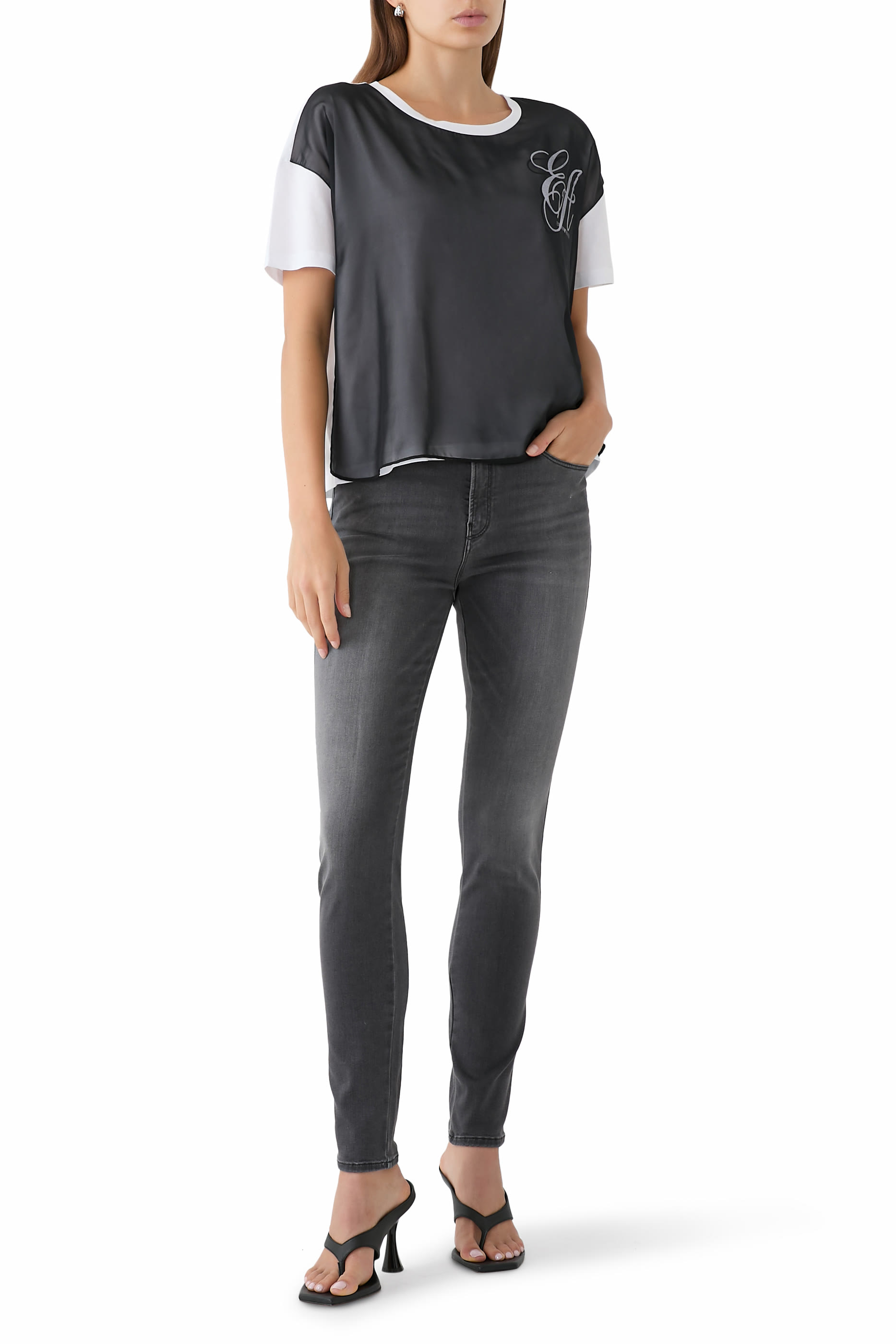 ASV Jersey T-Shirt with Chiffon Insert and EA Logo