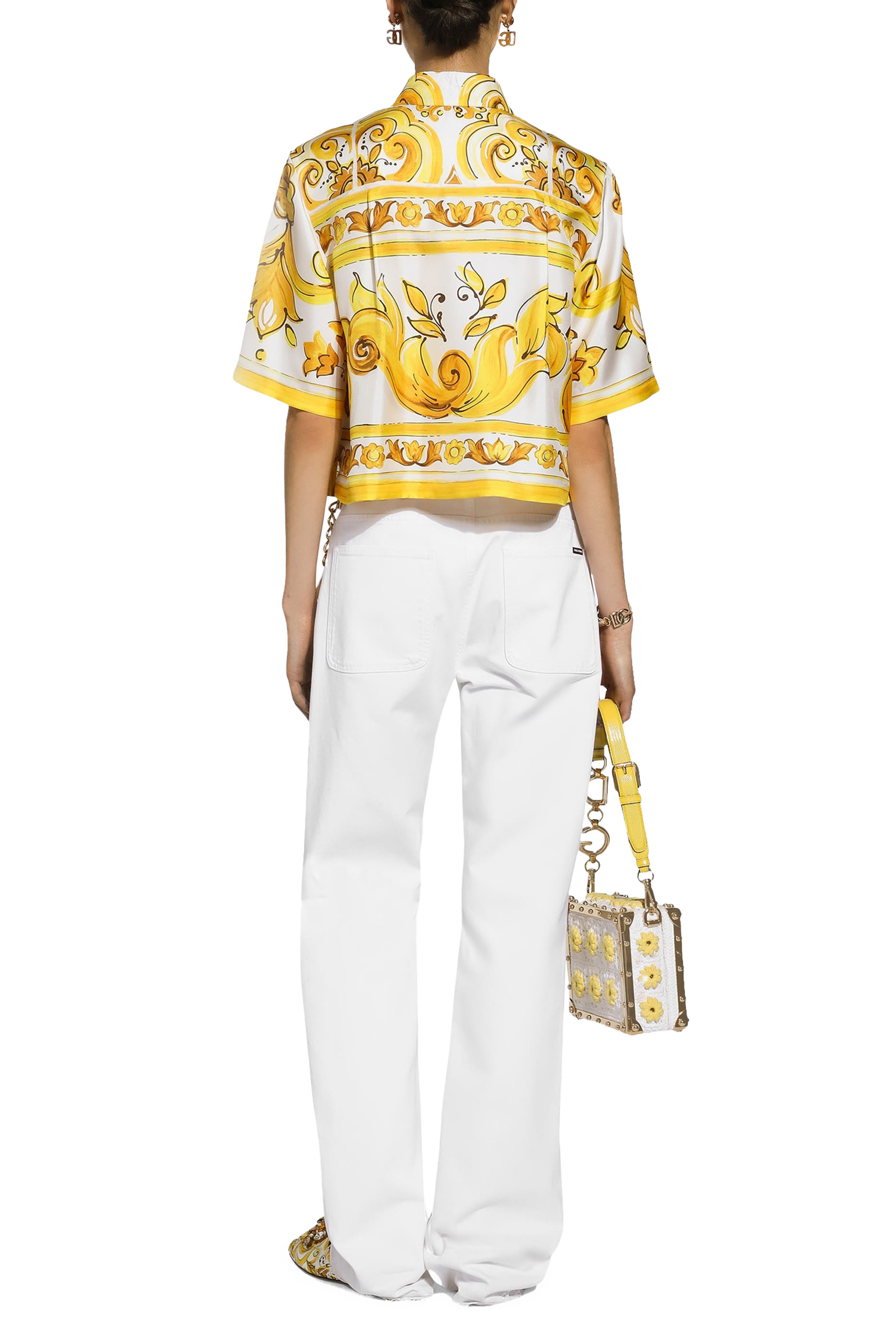 High Rise Cotton Pants