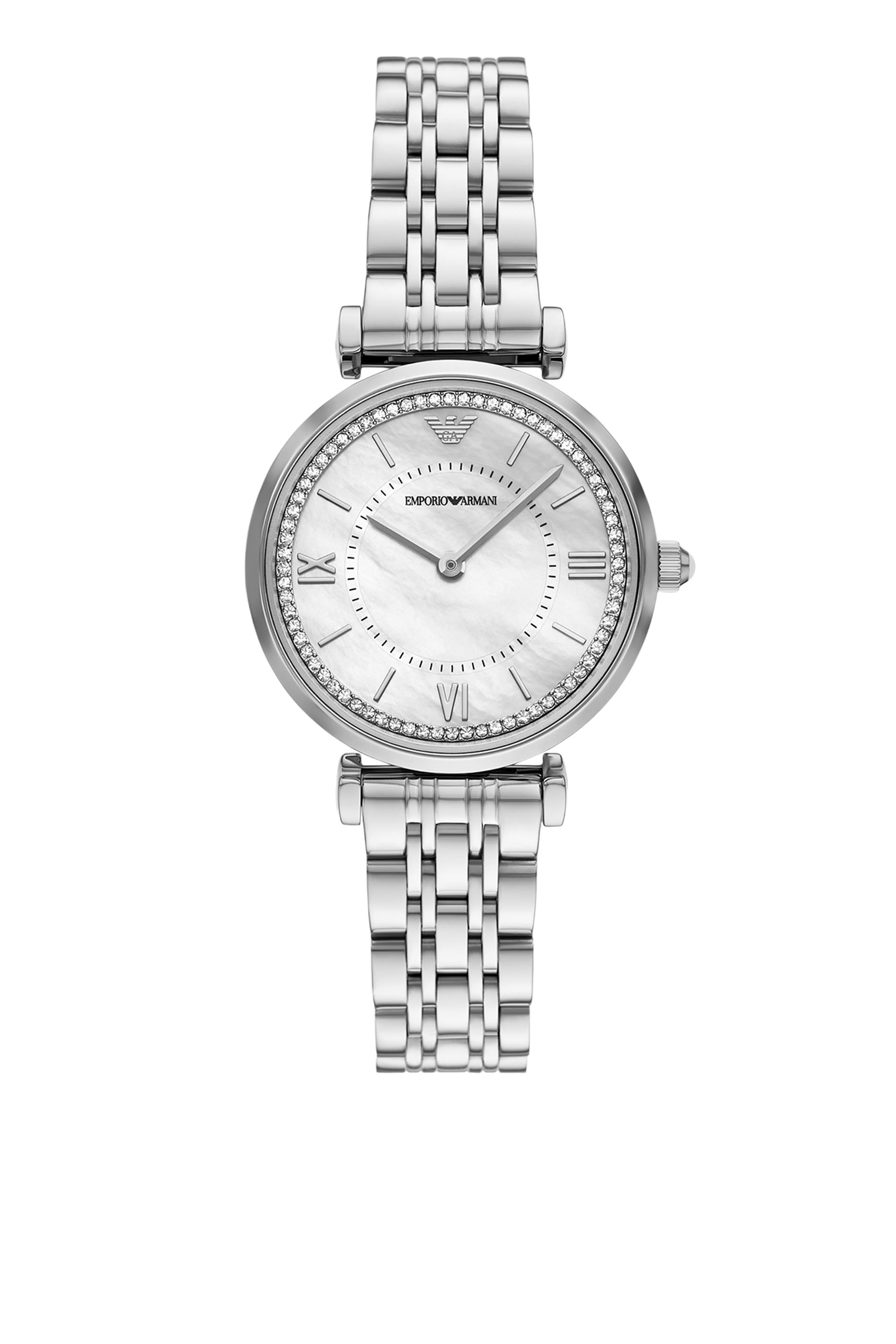 Two-Hand Stainless Steel Watch