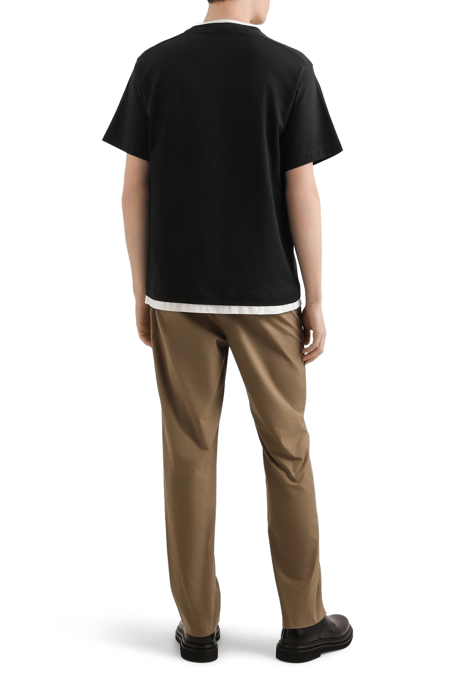 Logo Embroidered Cotton T-Shirt