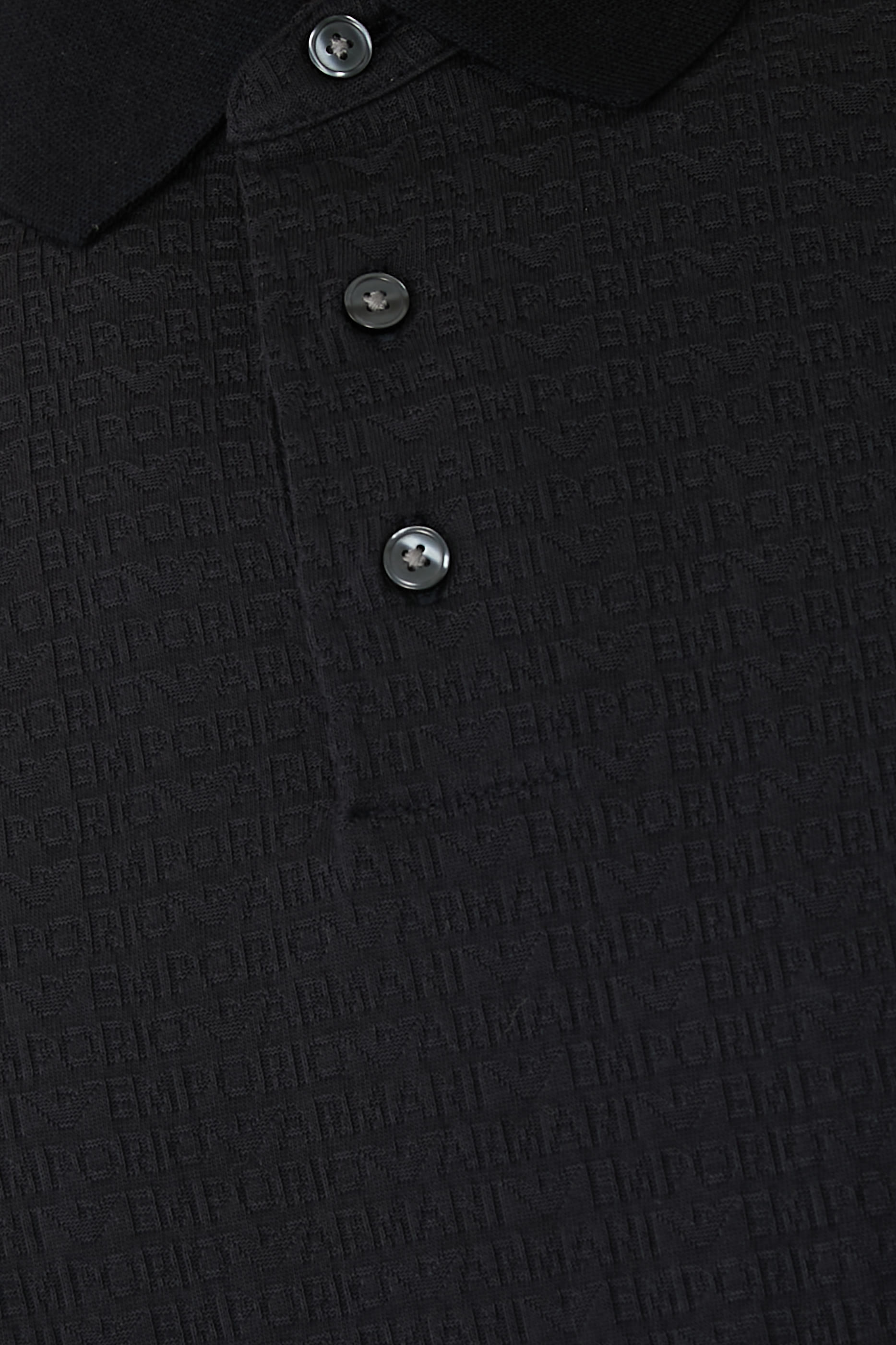 Micro EA Text Logo Polo Shirt