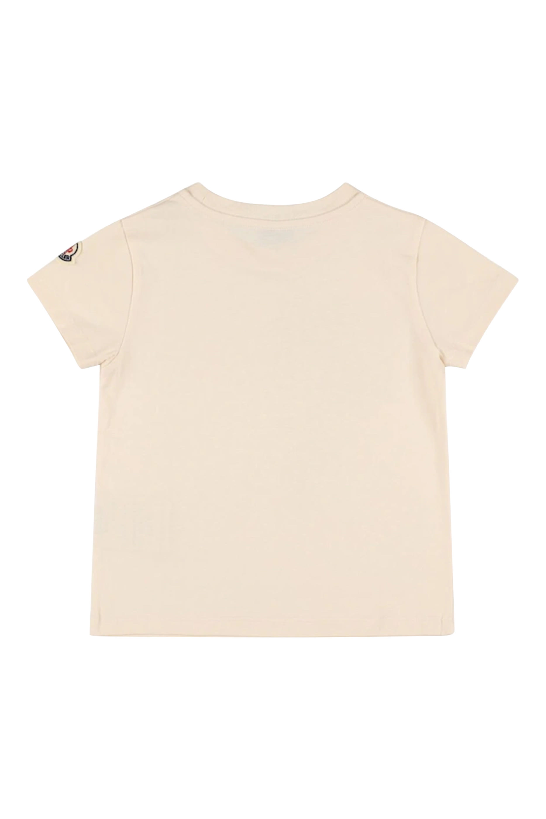 Kids Studded Flower Motif Cotton T-Shirt