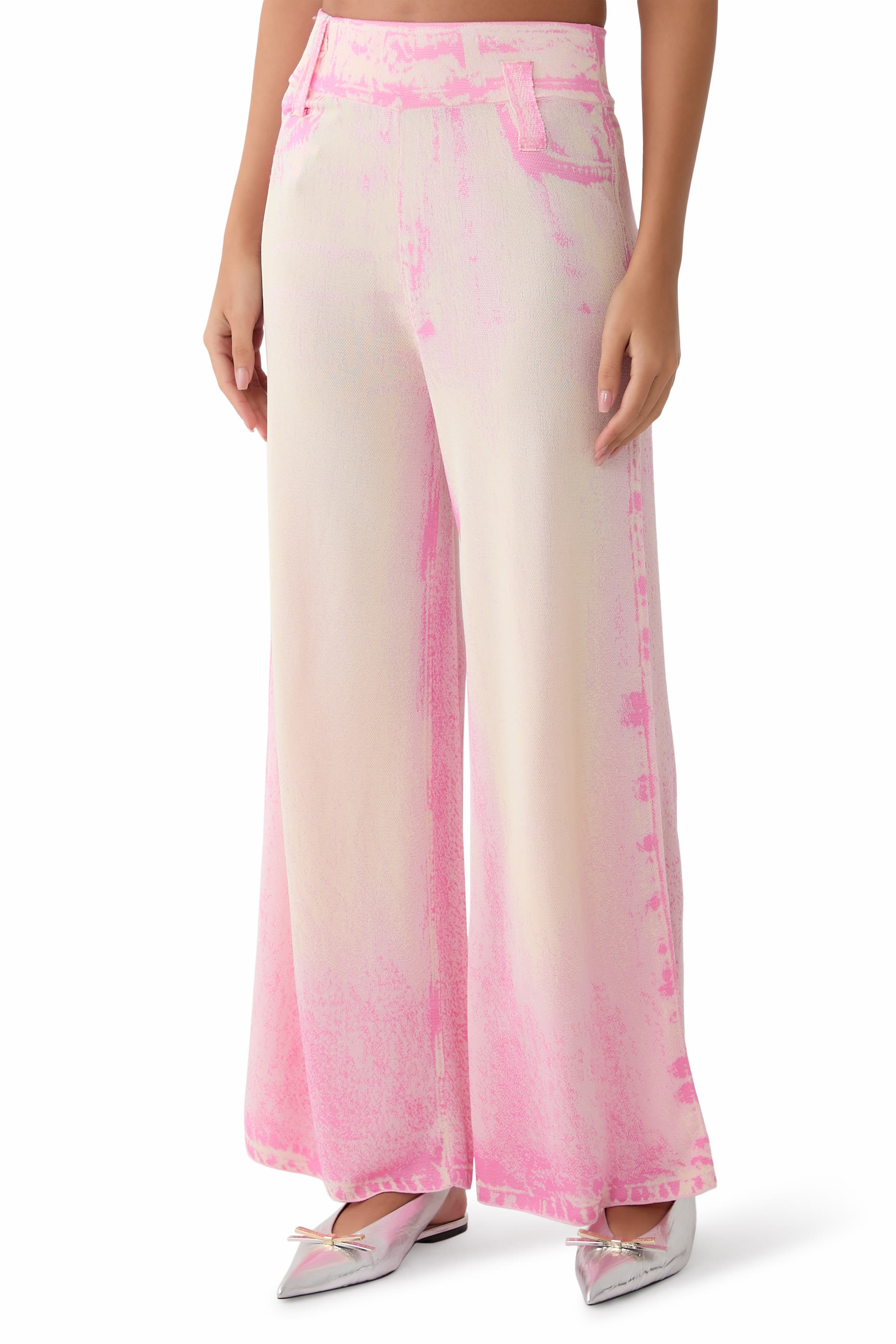 Aria Denim Wide Leg Pants