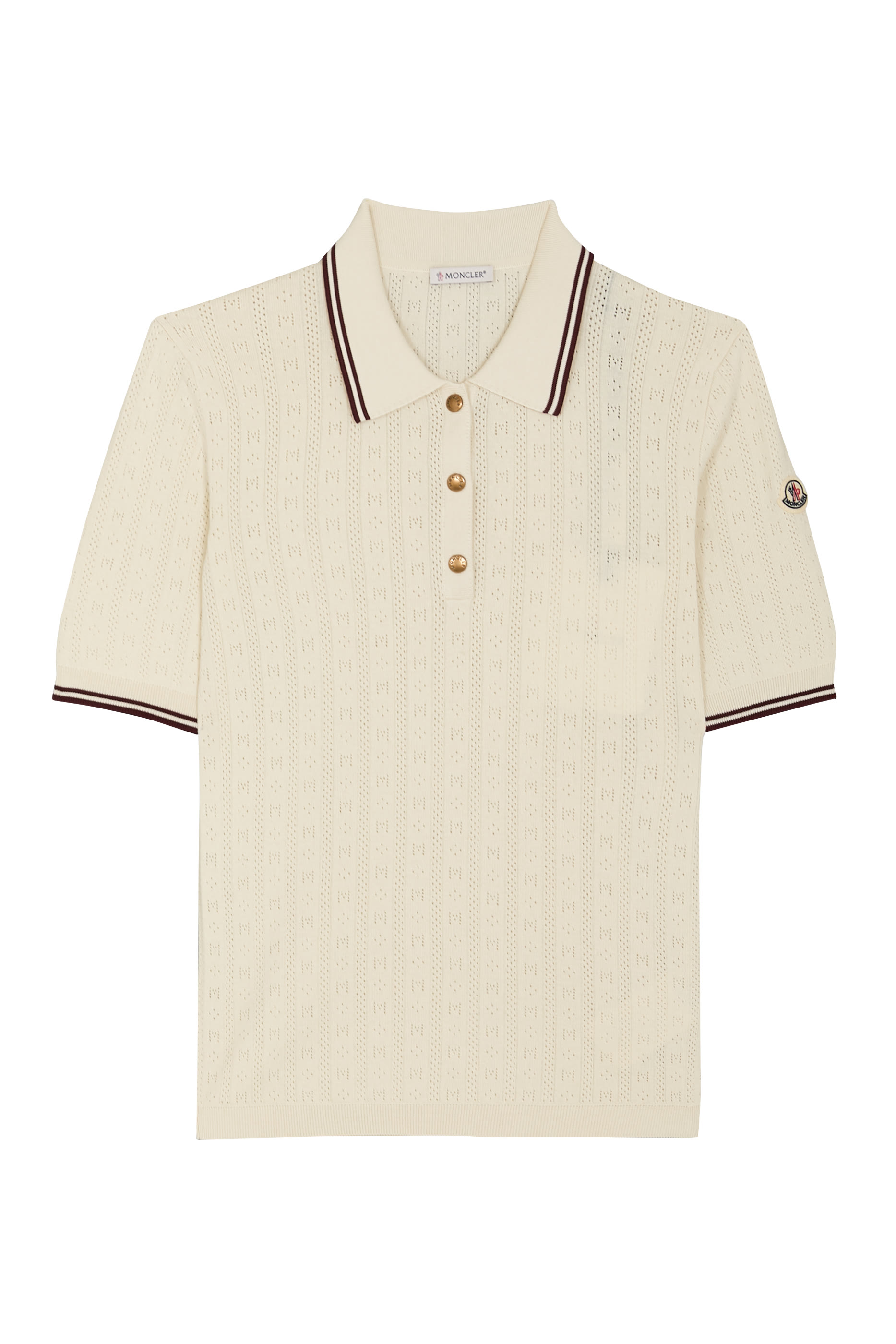 Rhombus and Logo Polo Shirt