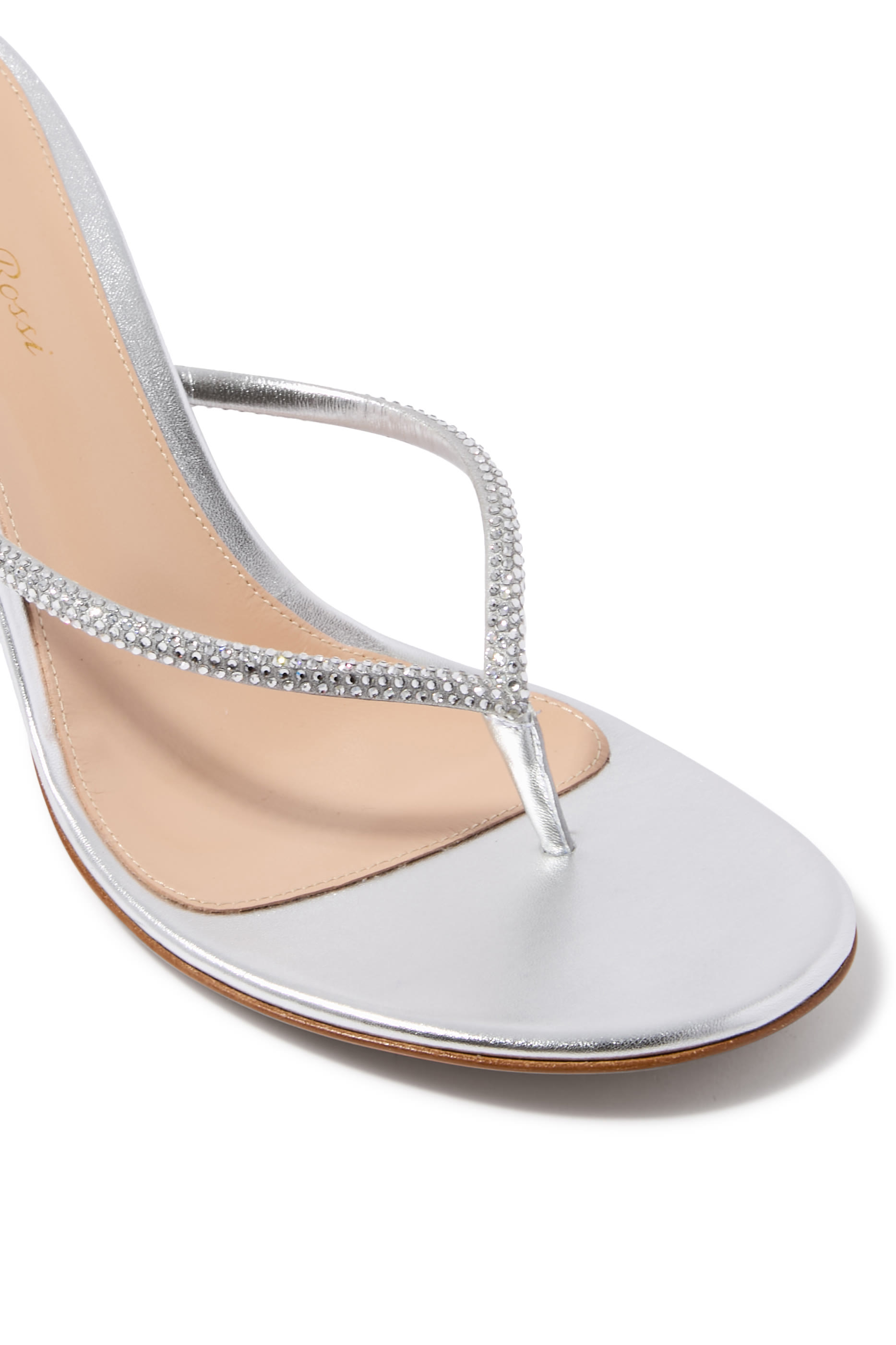 India 70 Rhinestone Embellished Sandals