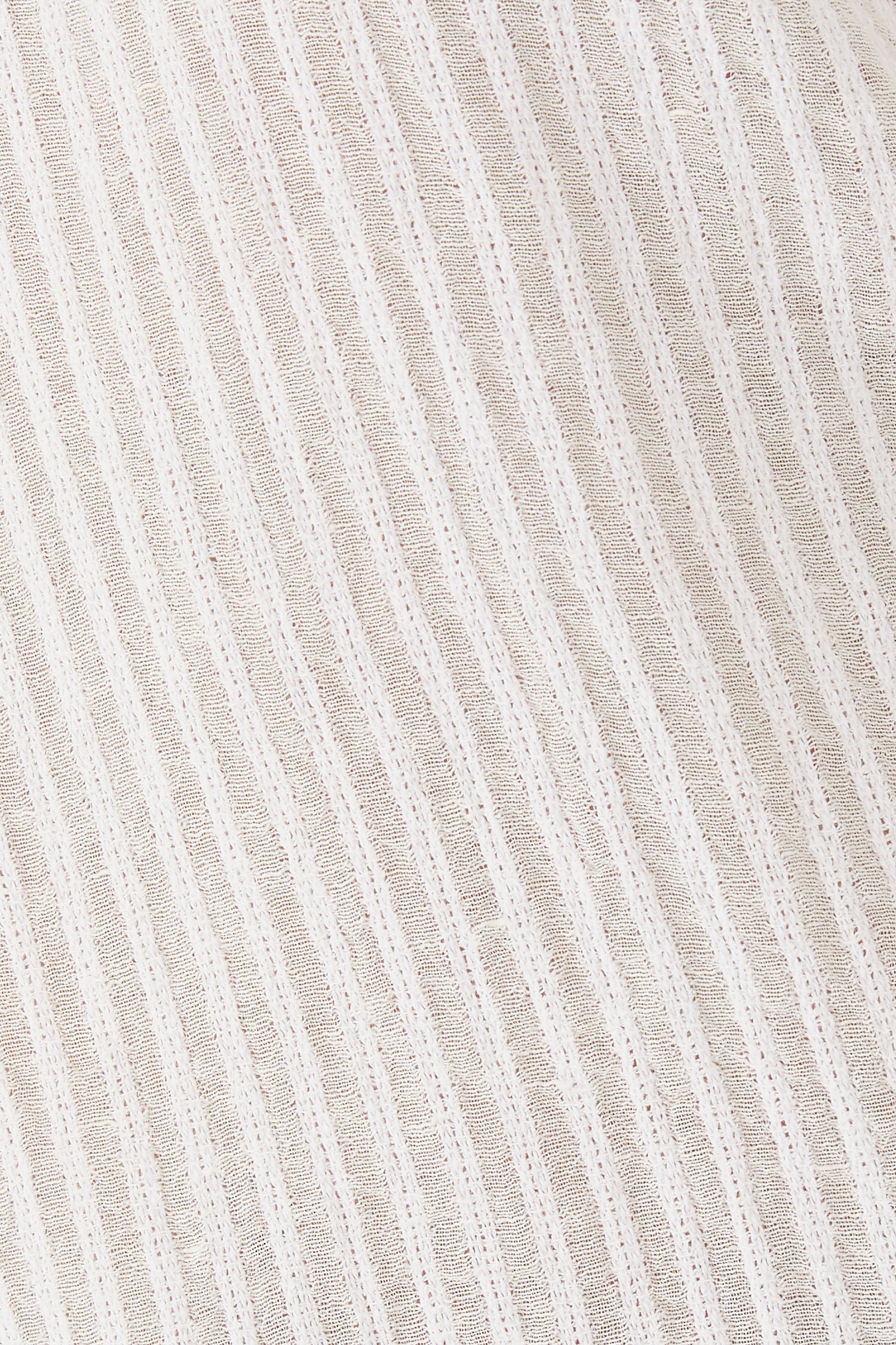 Sheer Stripe Linen Woven Henley