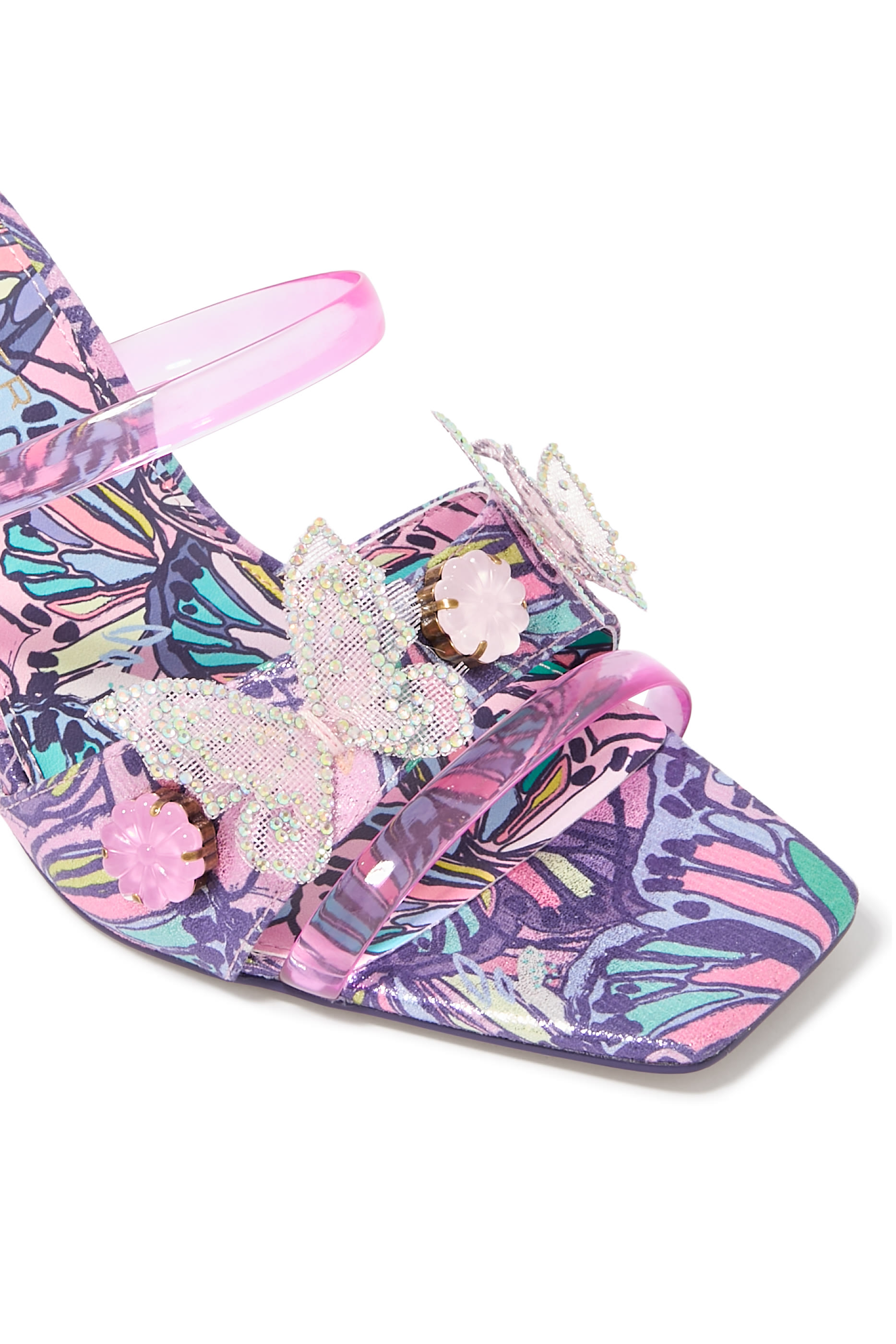 Butterfly Mule Sandals
