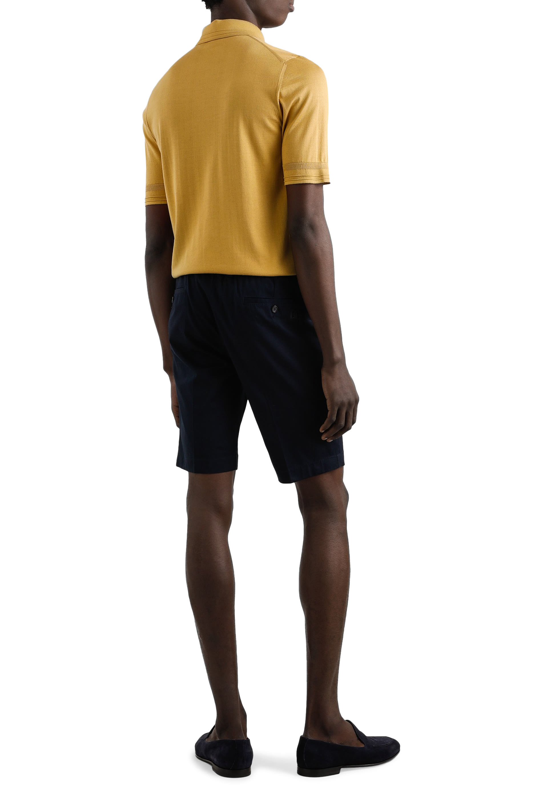 Cotton Gabardine Bermuda Shorts