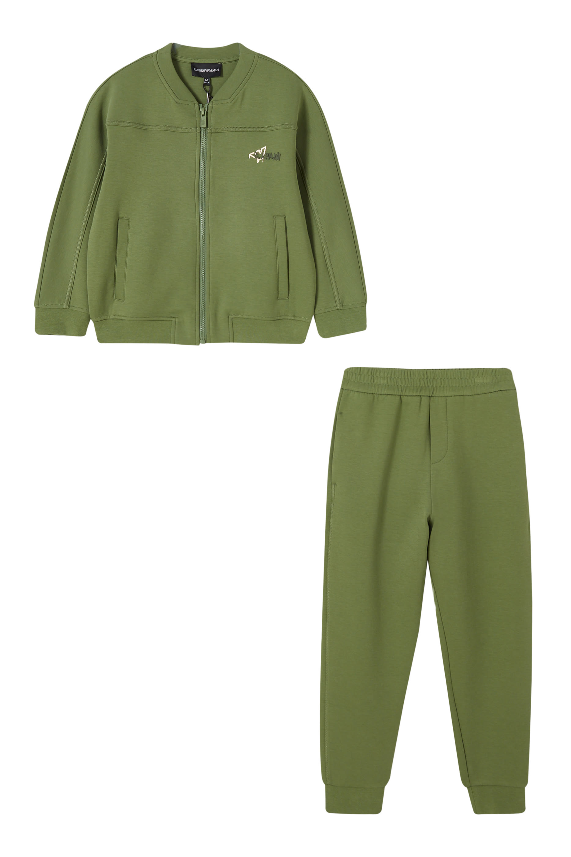Kids Logo Zip-Up Tracksuit Set