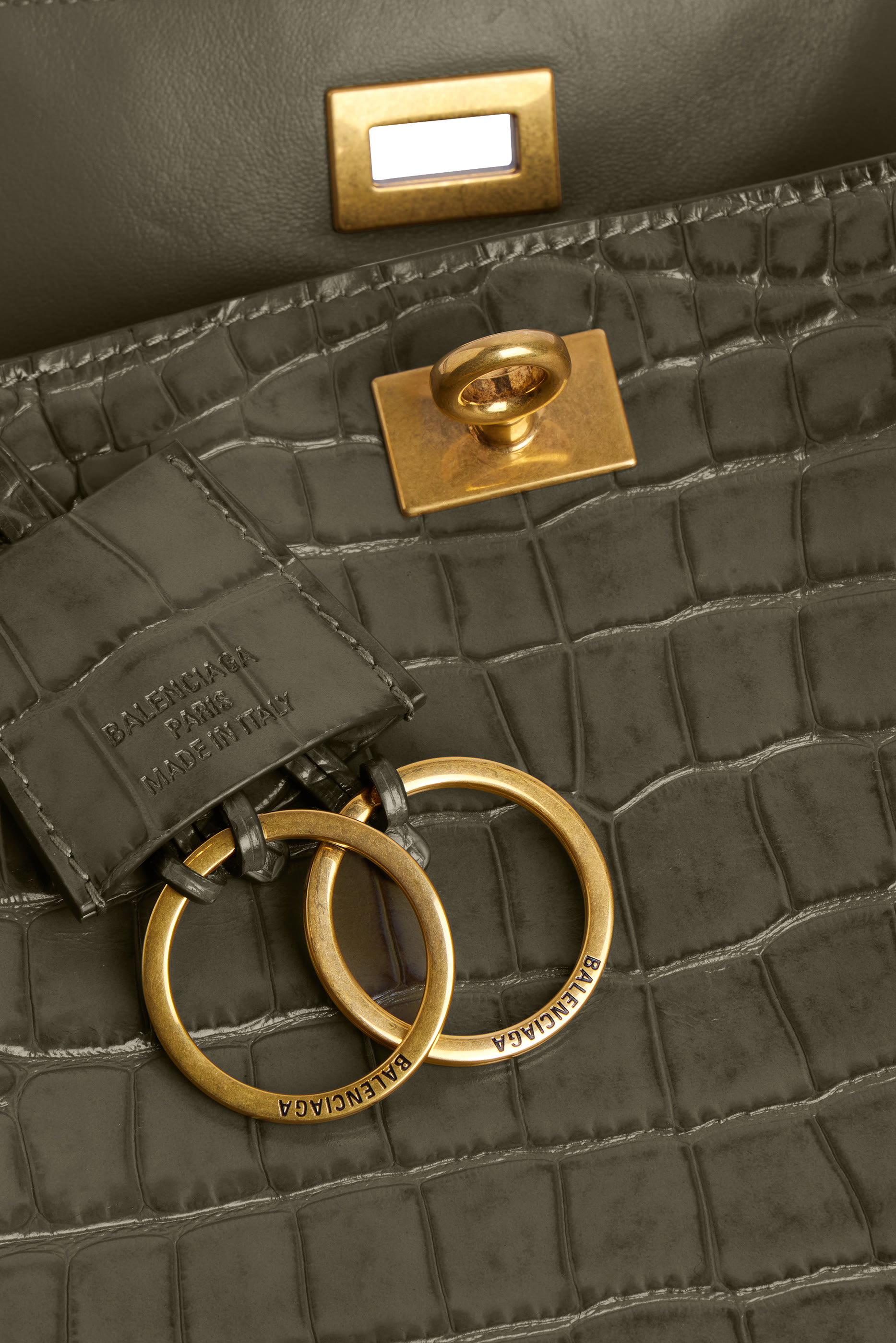 Rodeo Croc Embossed Handbag Small