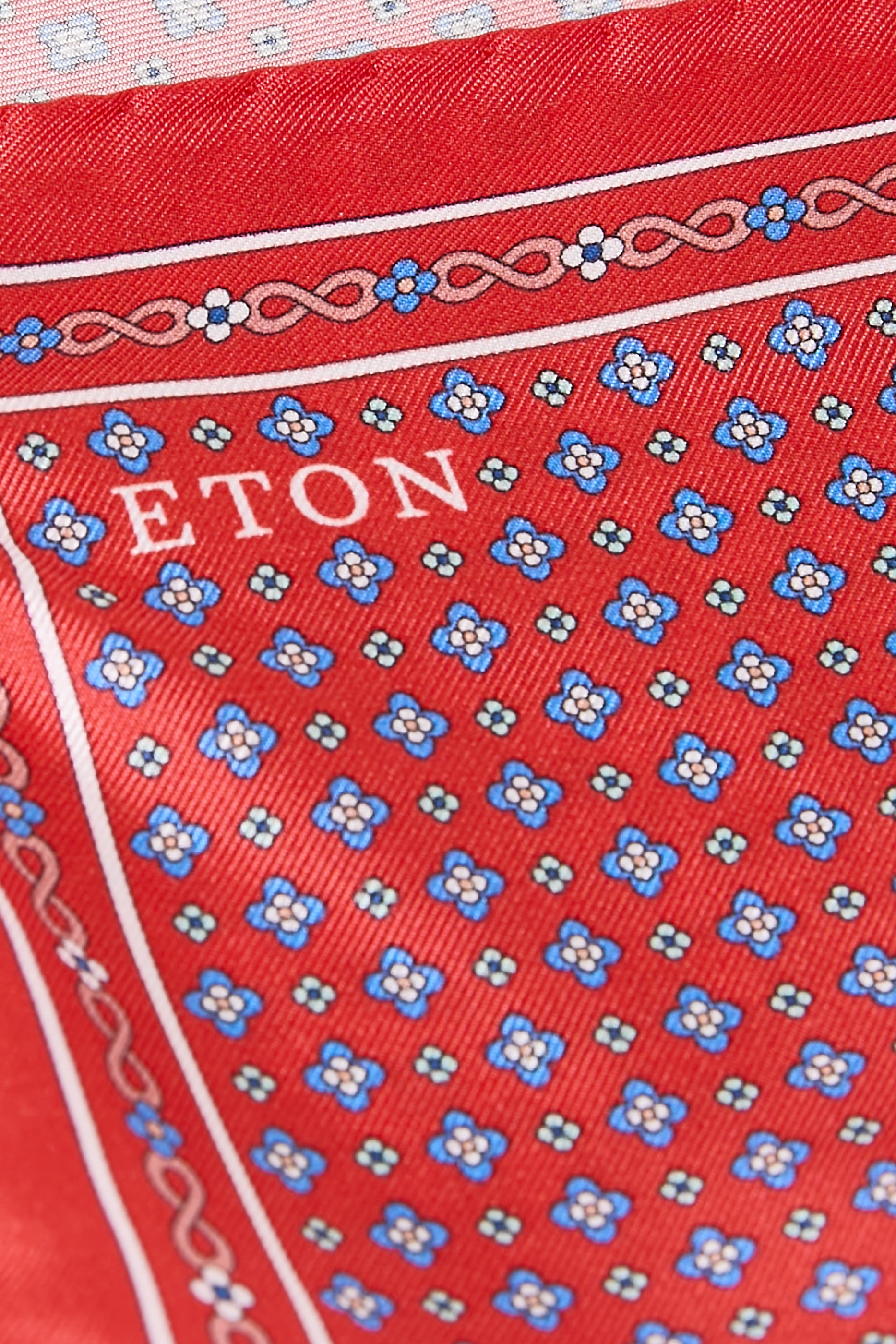 Floral Silk Twill Pocket Square