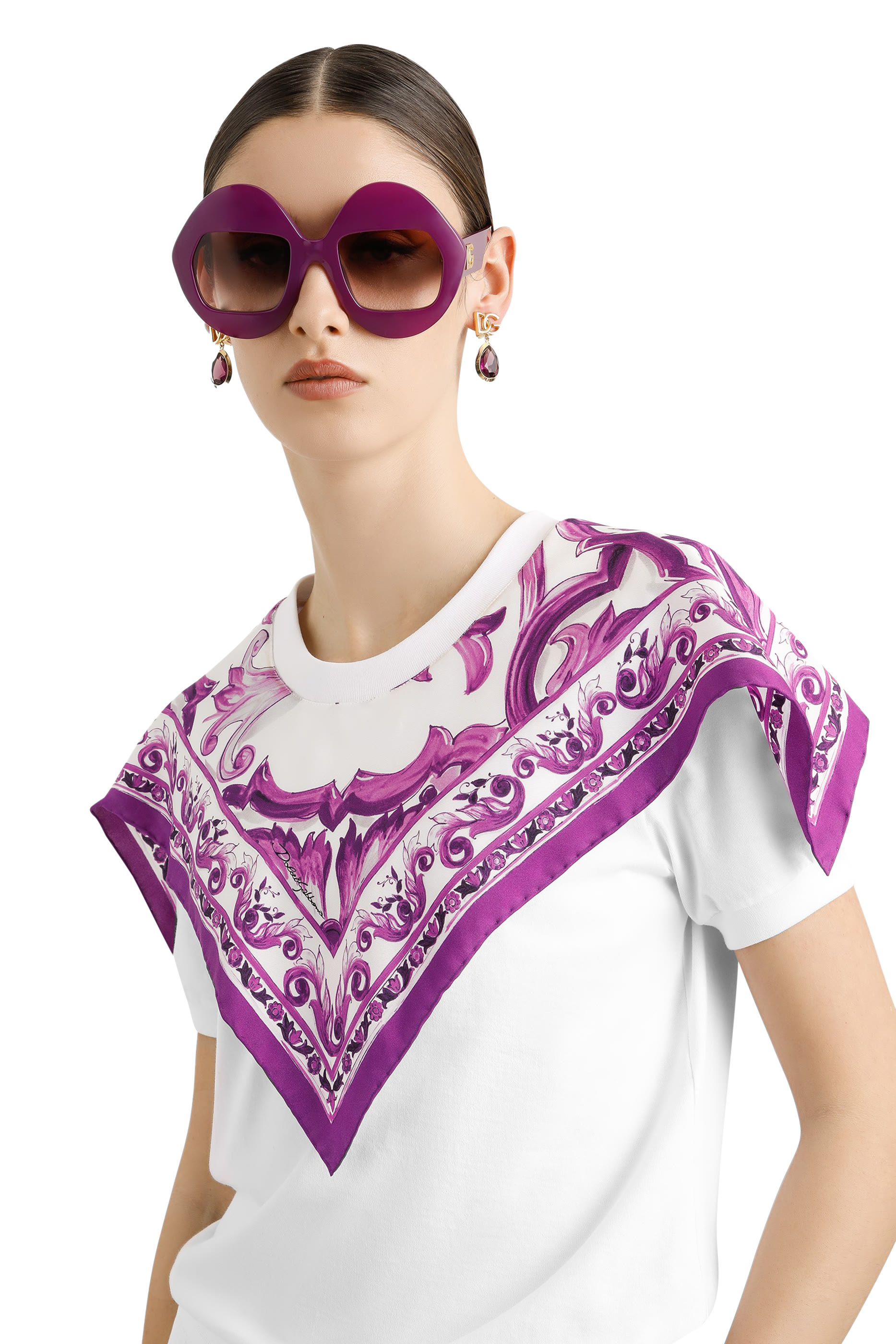 Silk Foulard T-Shirt