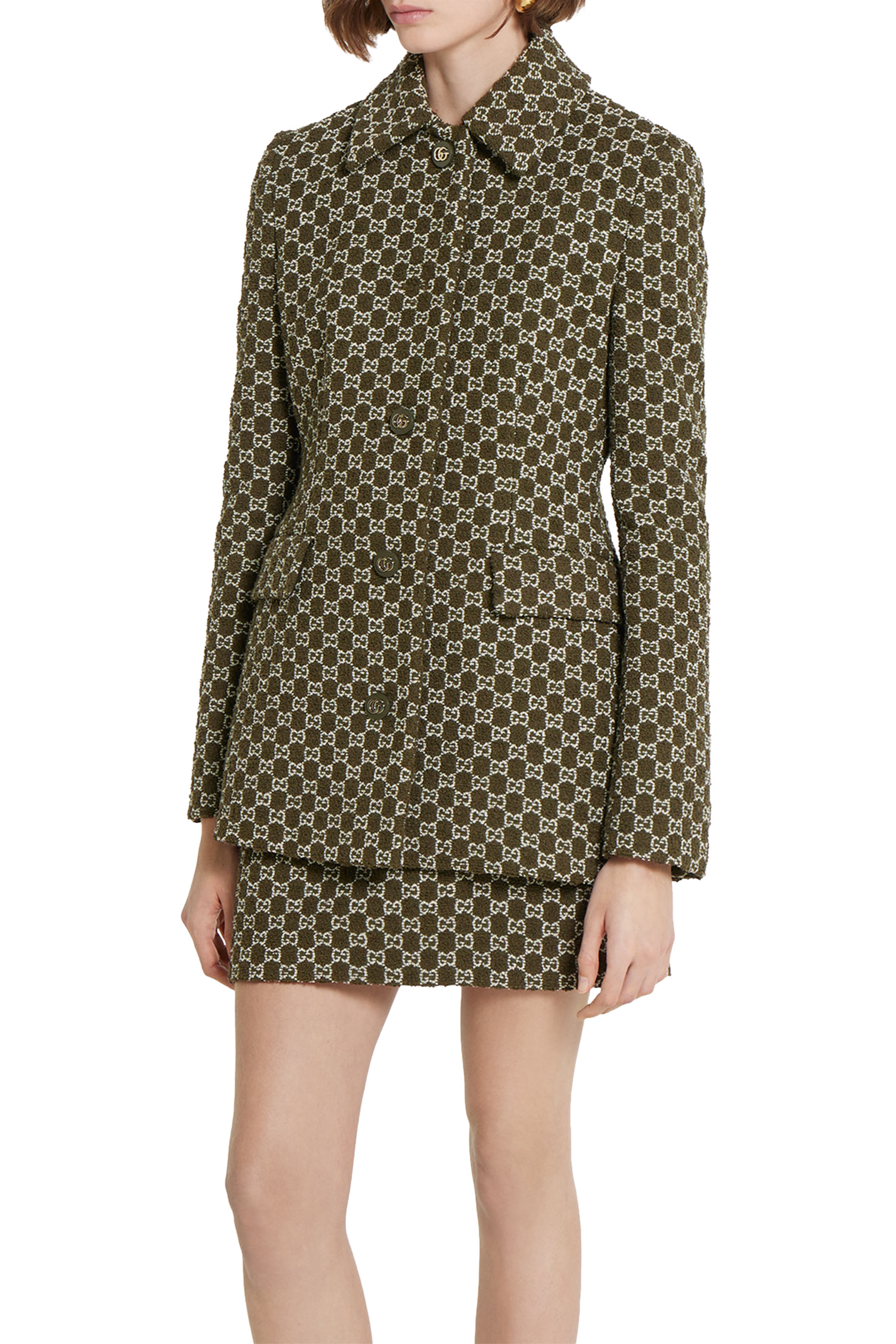 GG Cotton Boucl&eacute; Jacket