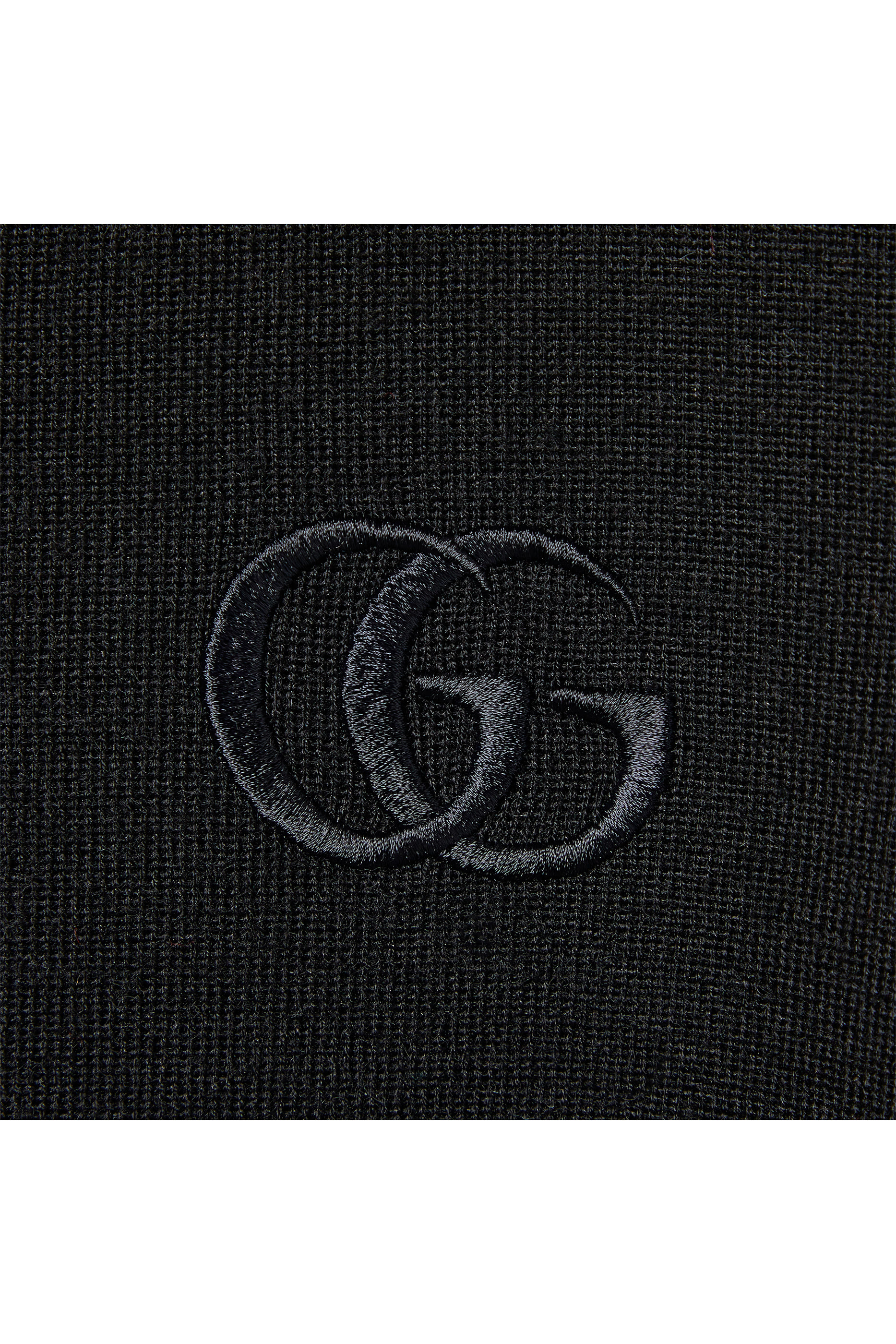 Cashmere Silk Polo Shirt with Embroidery 