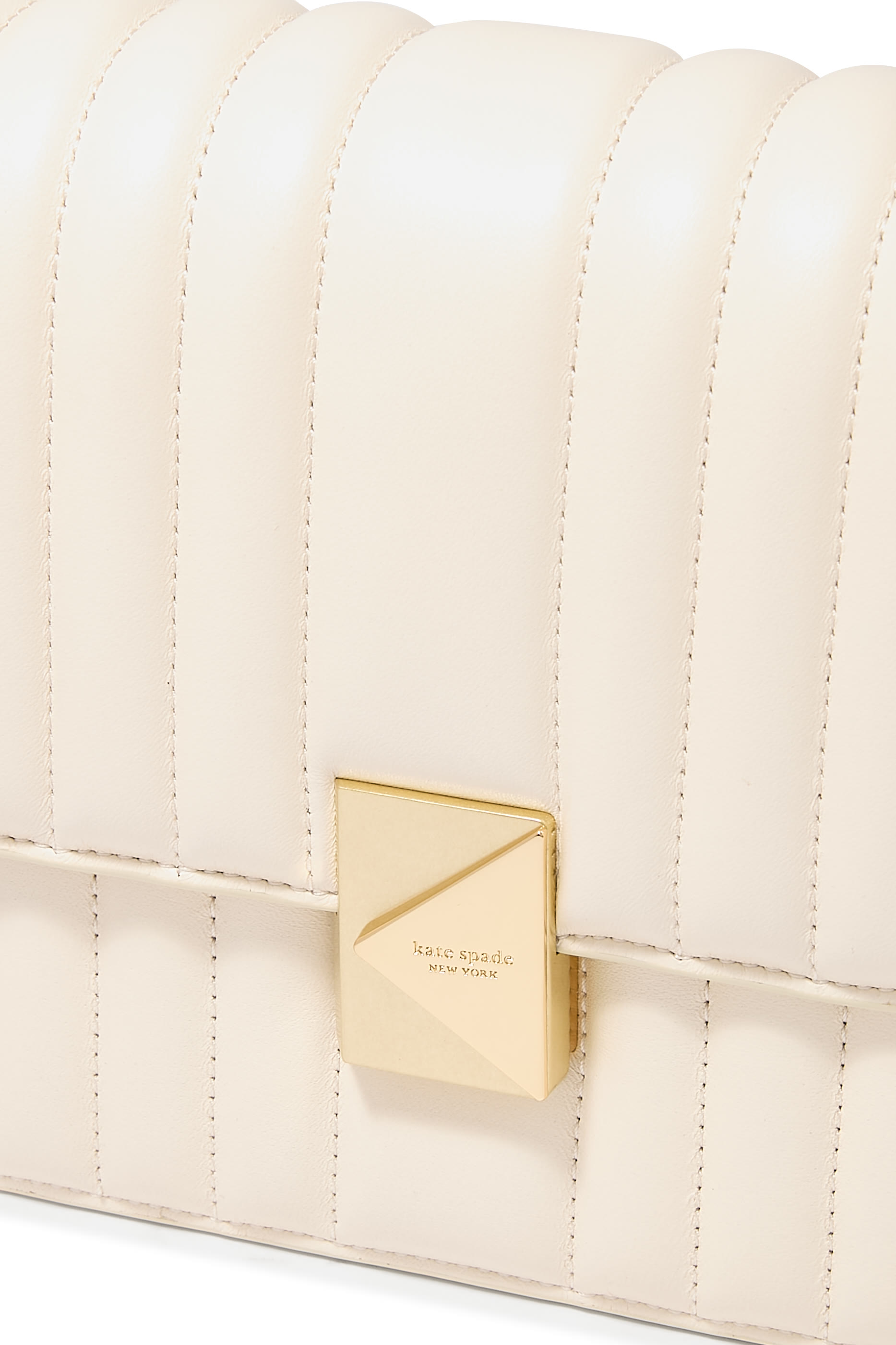 Deco Quilted Chain Shoulder Bag