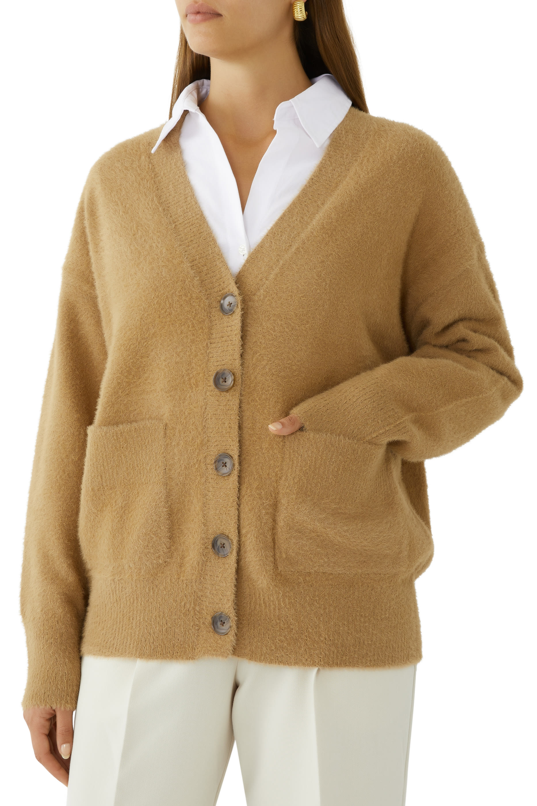 Oversized Plush Cardigan