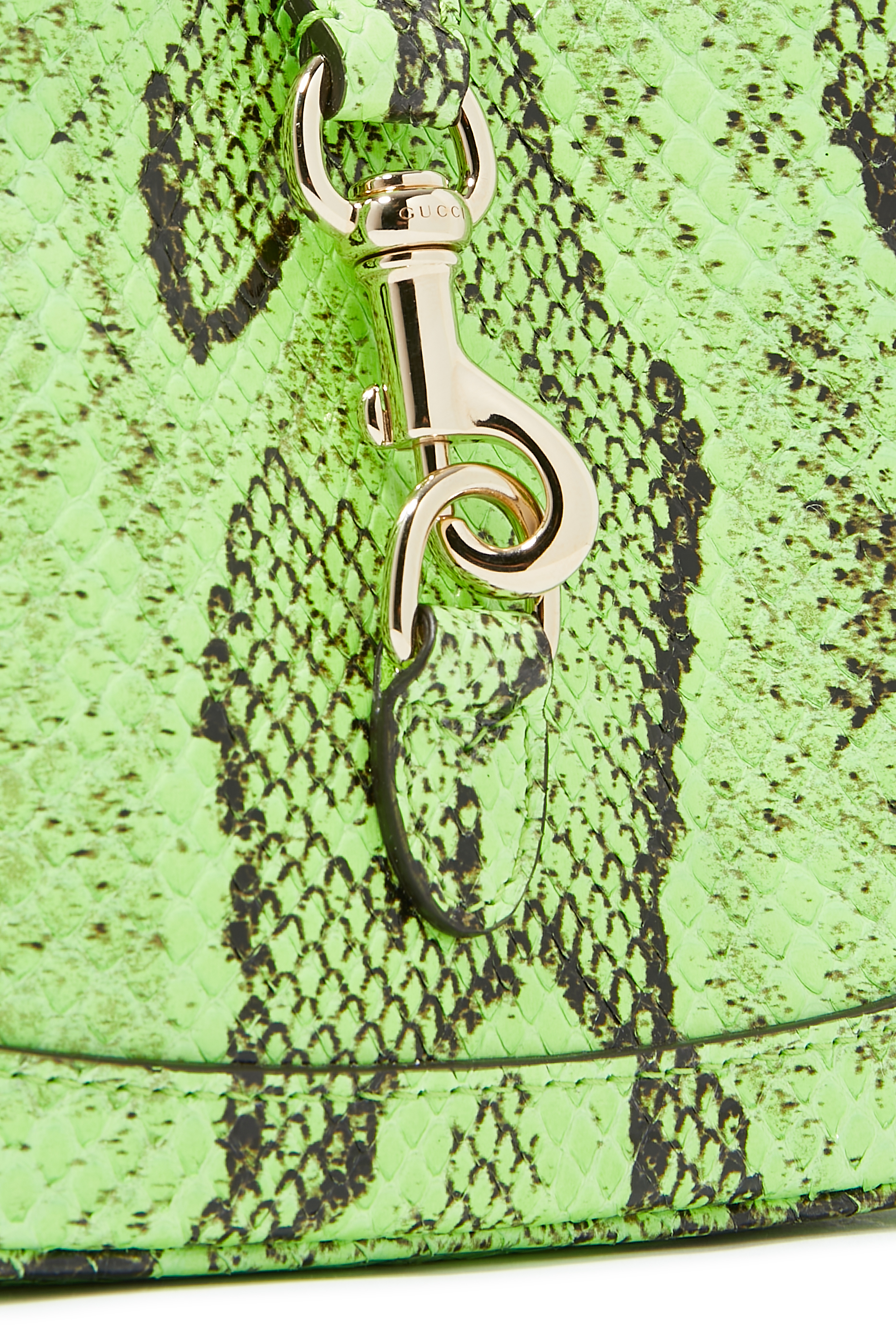 Jackie Notte Python Mini Leather Bag