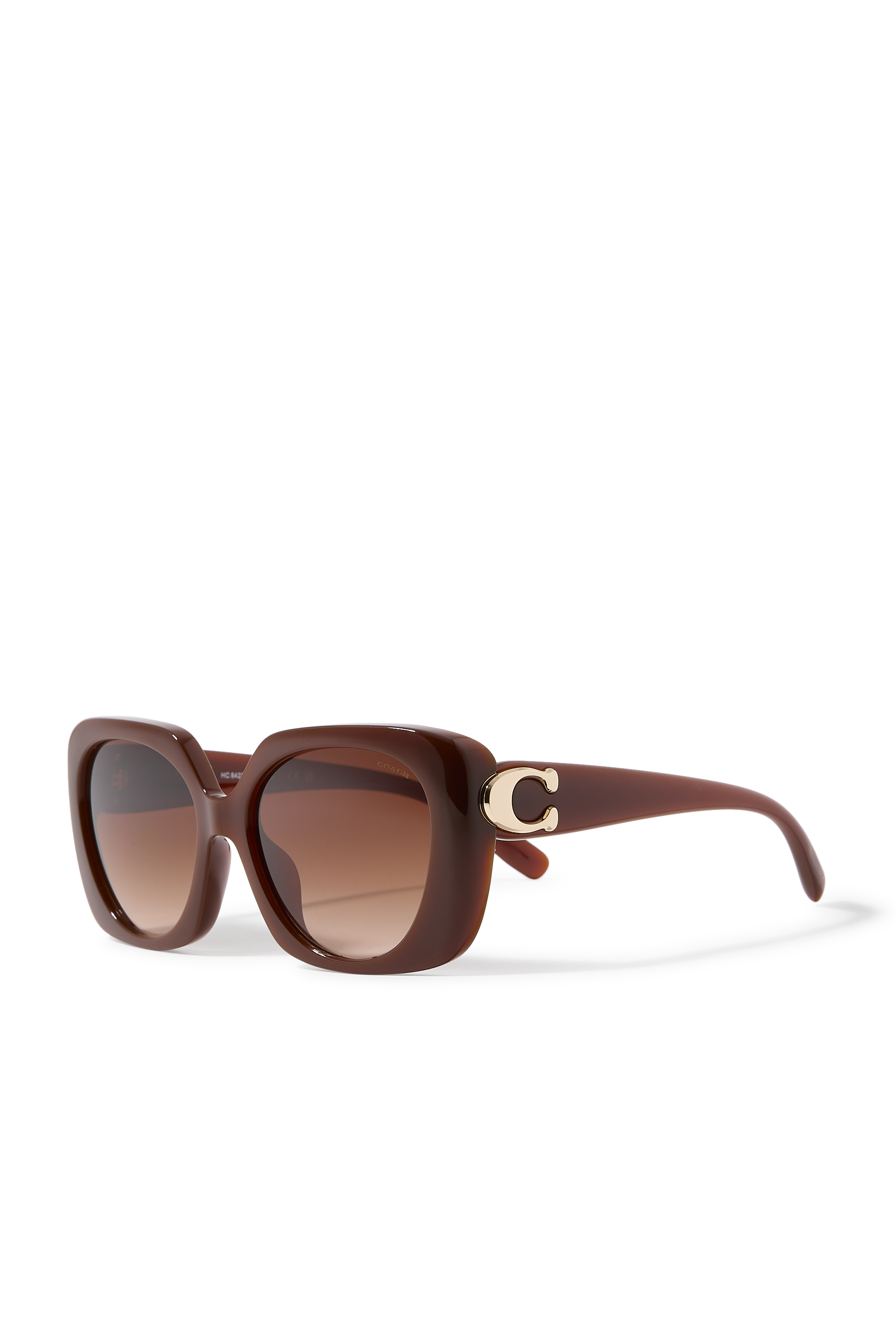 C Oversized Square Sunglasses