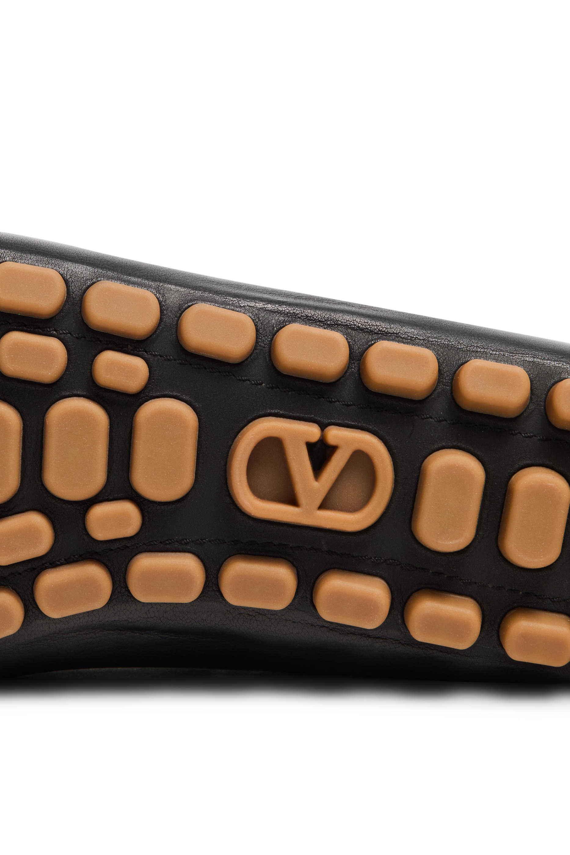 VLogo Signature Calfskin Driving Shoes