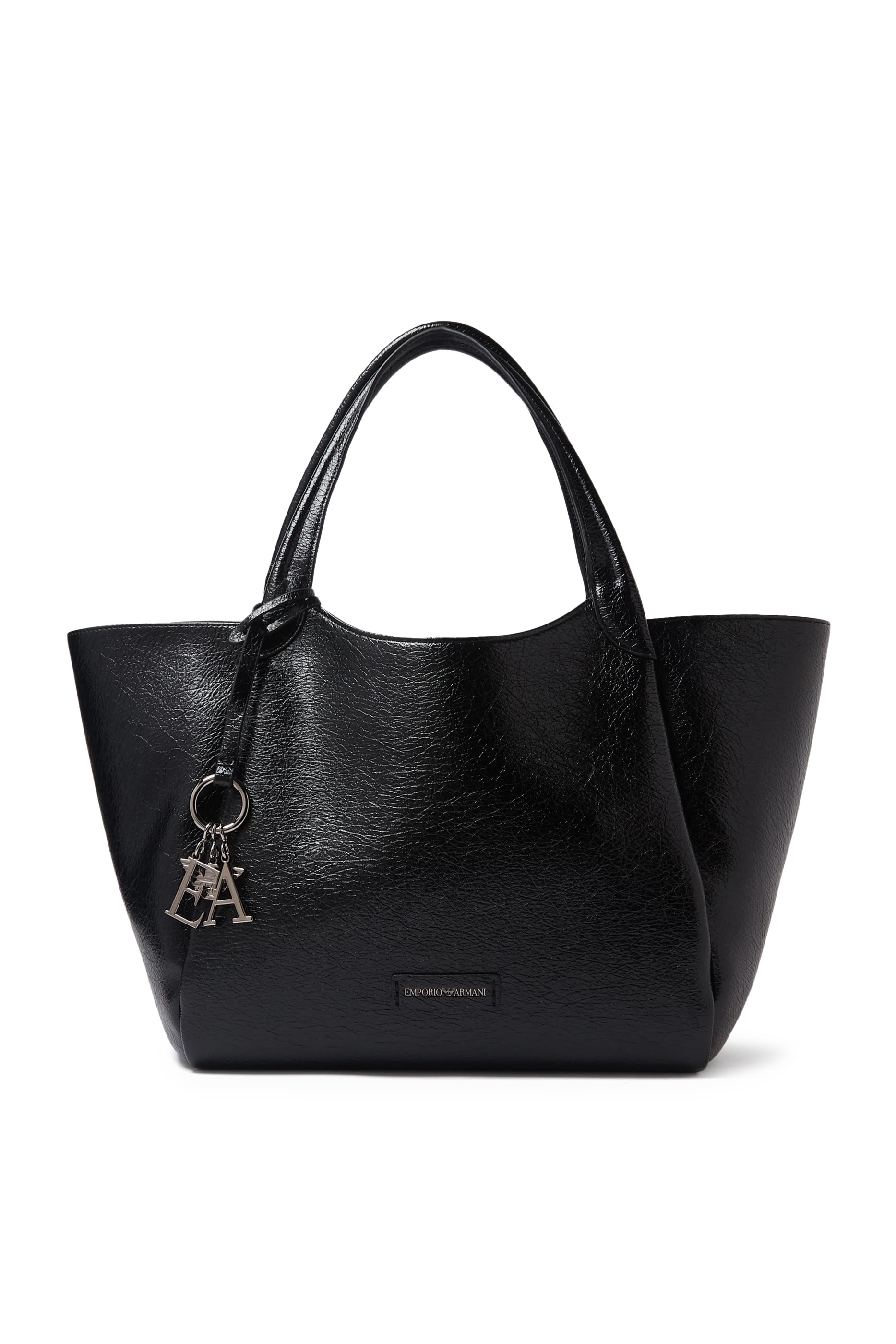  EA Logo Charm Tote Bag