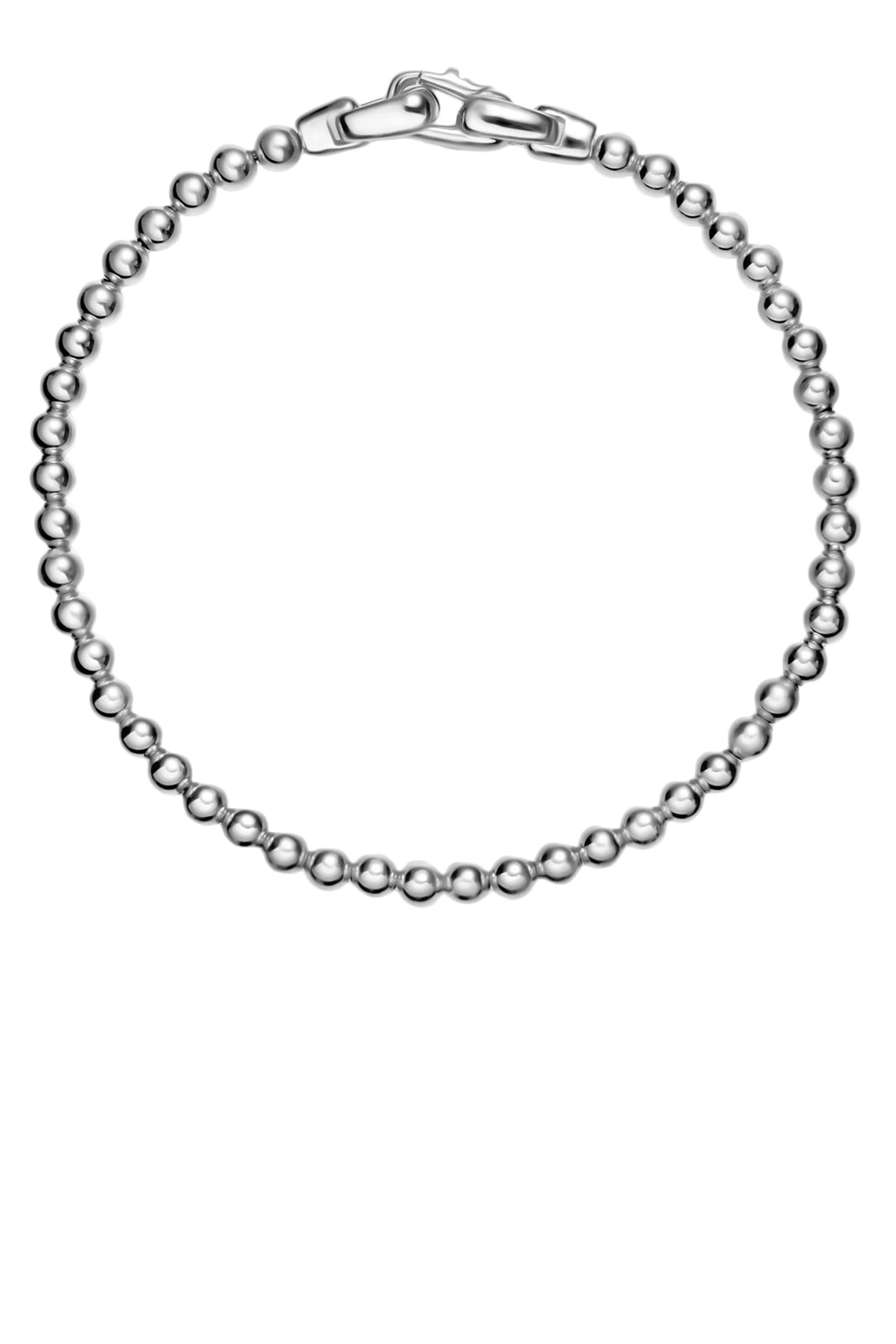  Spiritual Beaded Bracelet, Sterling Silver