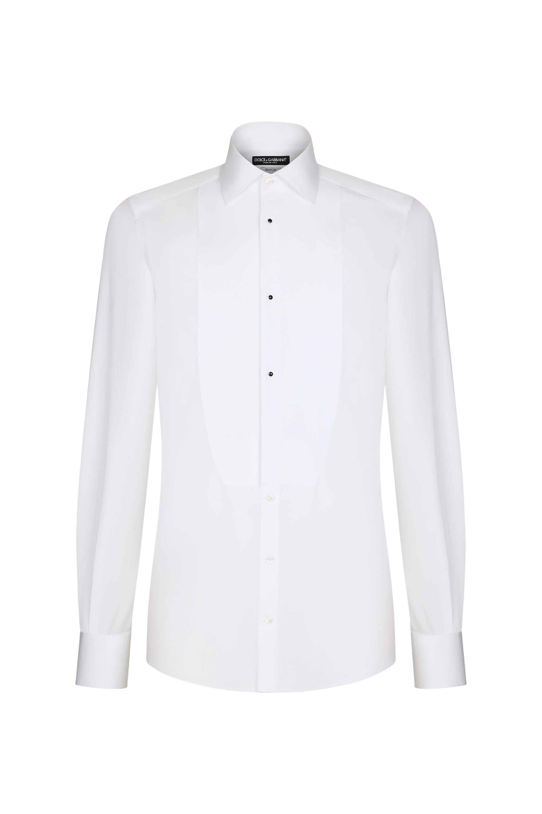 Gold Fit Tuxedo Poplin Shirt