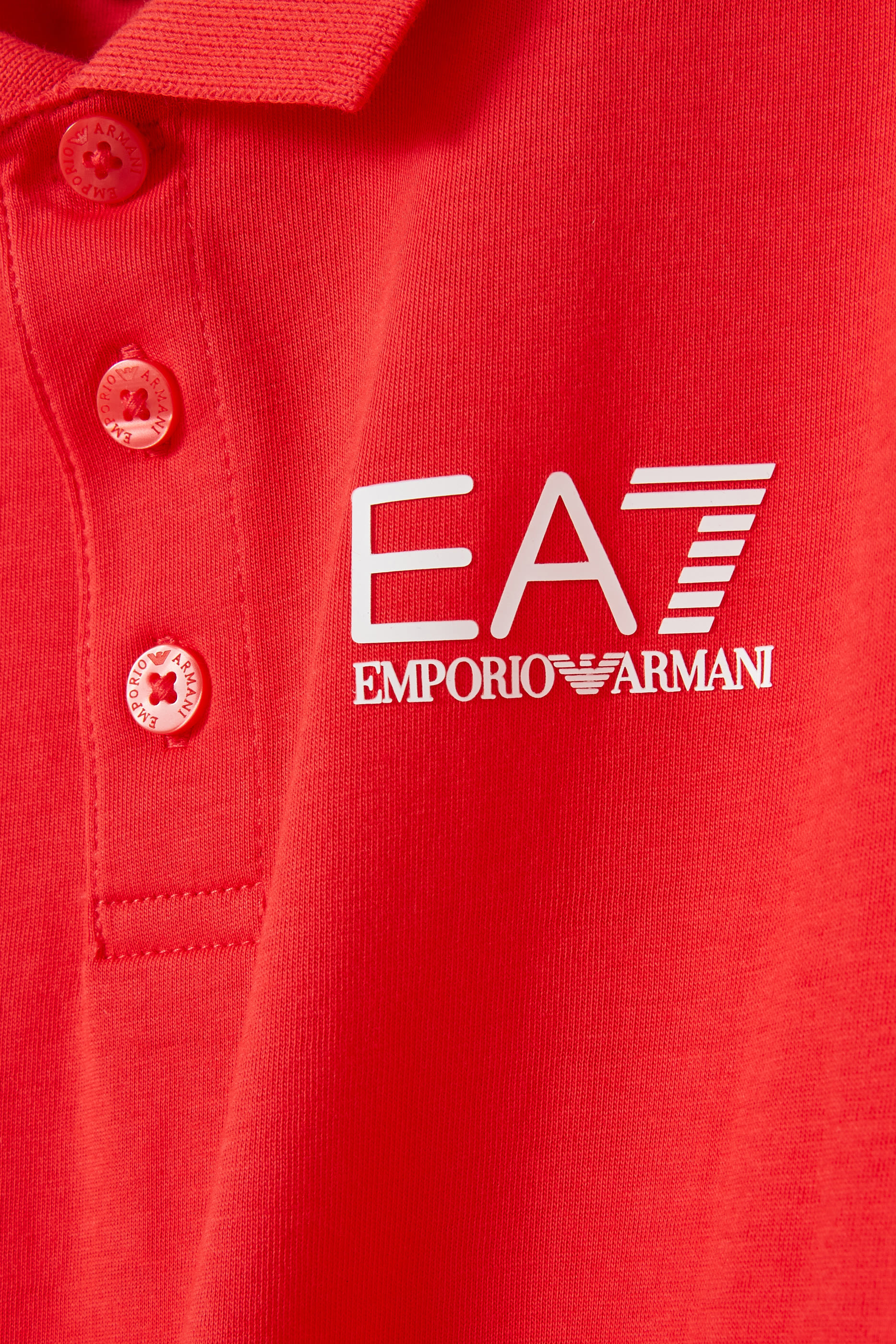 Kids EA7 Logo Polo Shirt