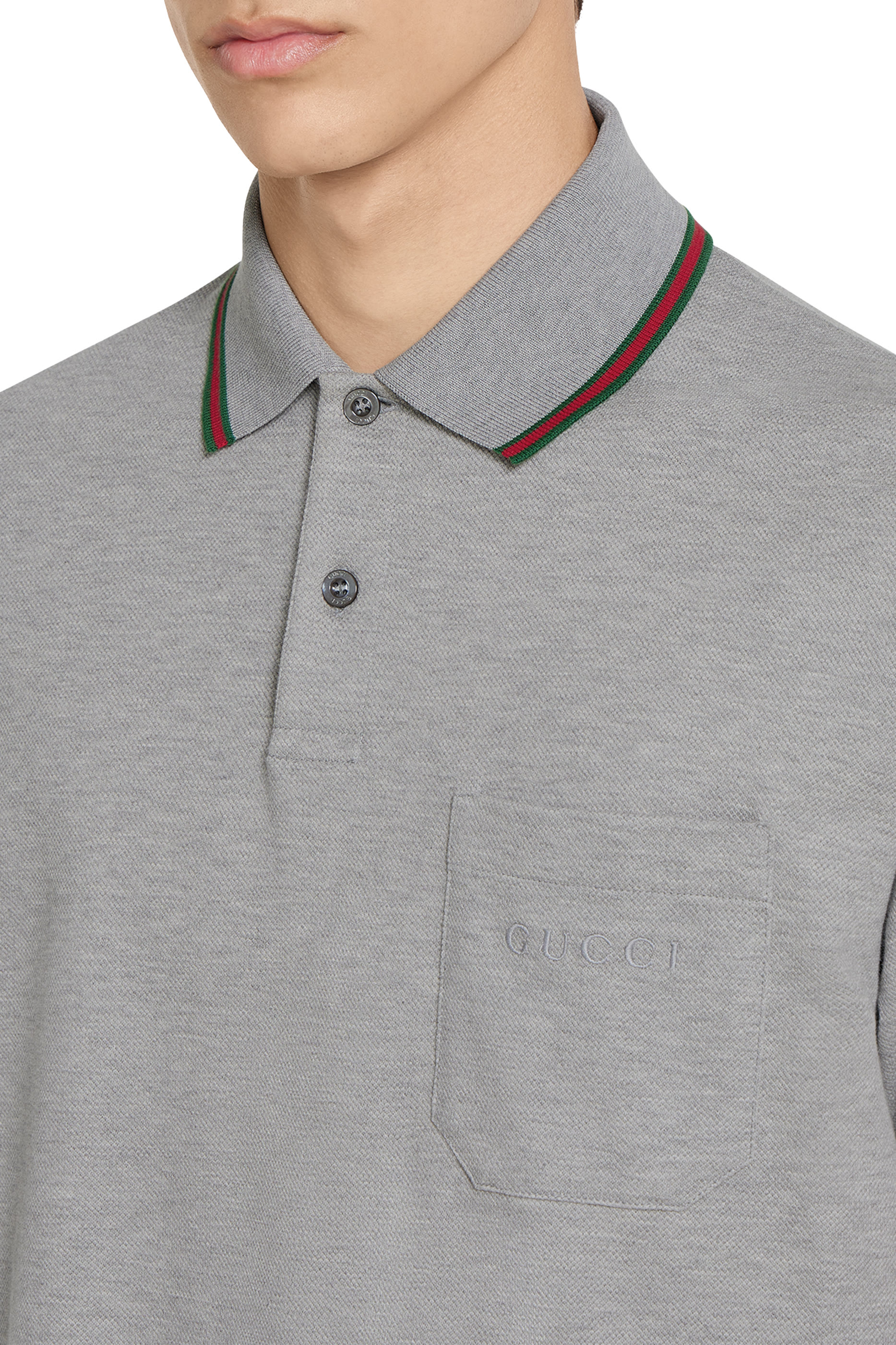 Cotton Piqu&eacute; Polo Shirt with Embroidery 
