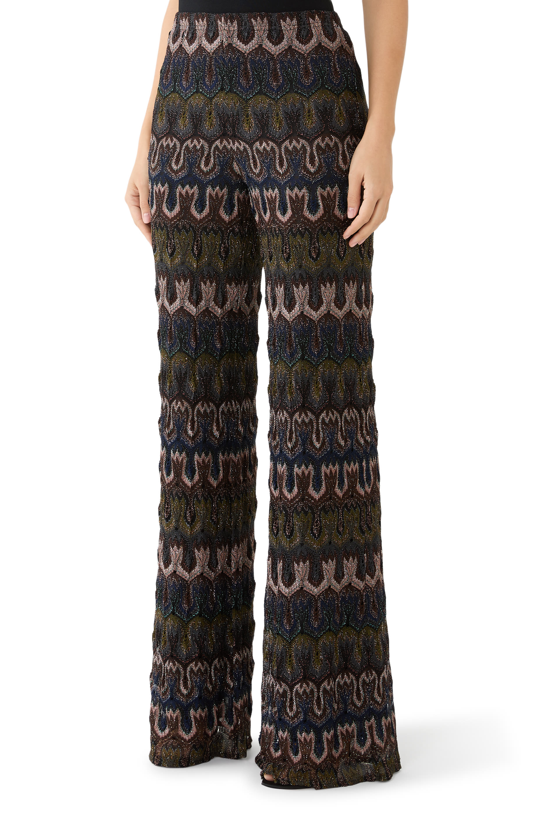 Viscose Lam&eacute; Trousers