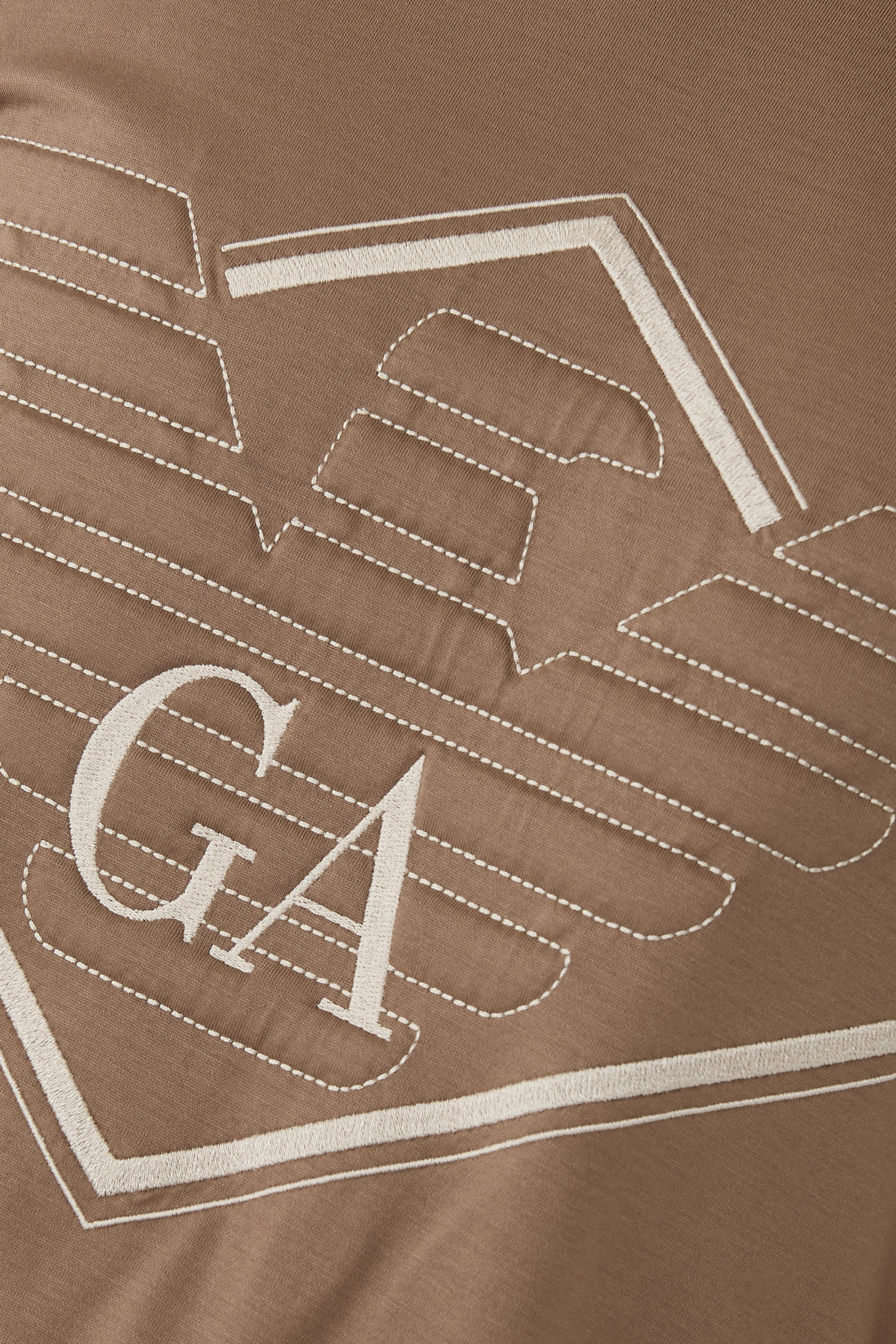 Oversized Eagle Logo Lyocell-blend Jersey T-Shirt