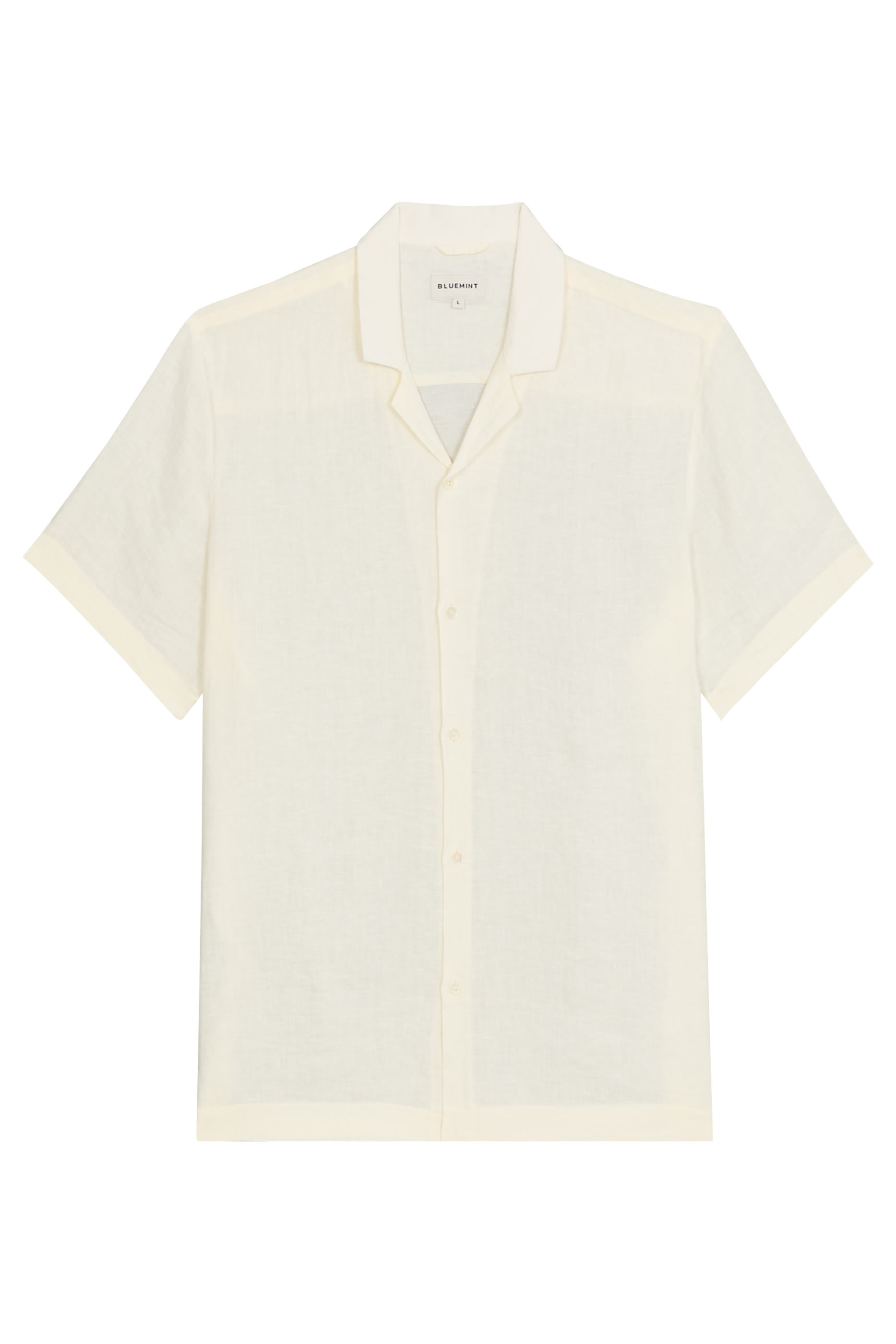 Mars Camp-Collar Linen Shirt