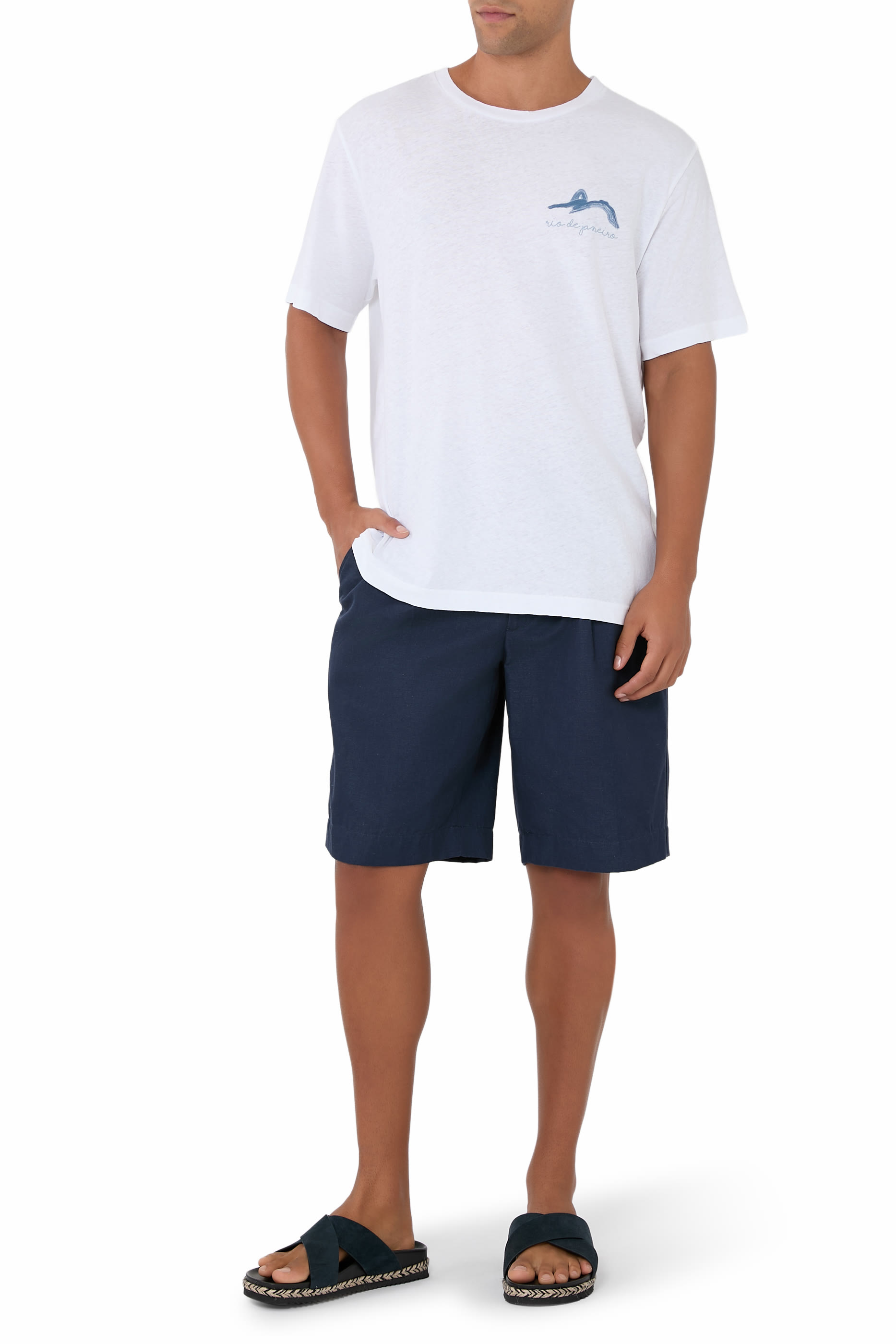 Dinis Cotton-Linen T-Shirt