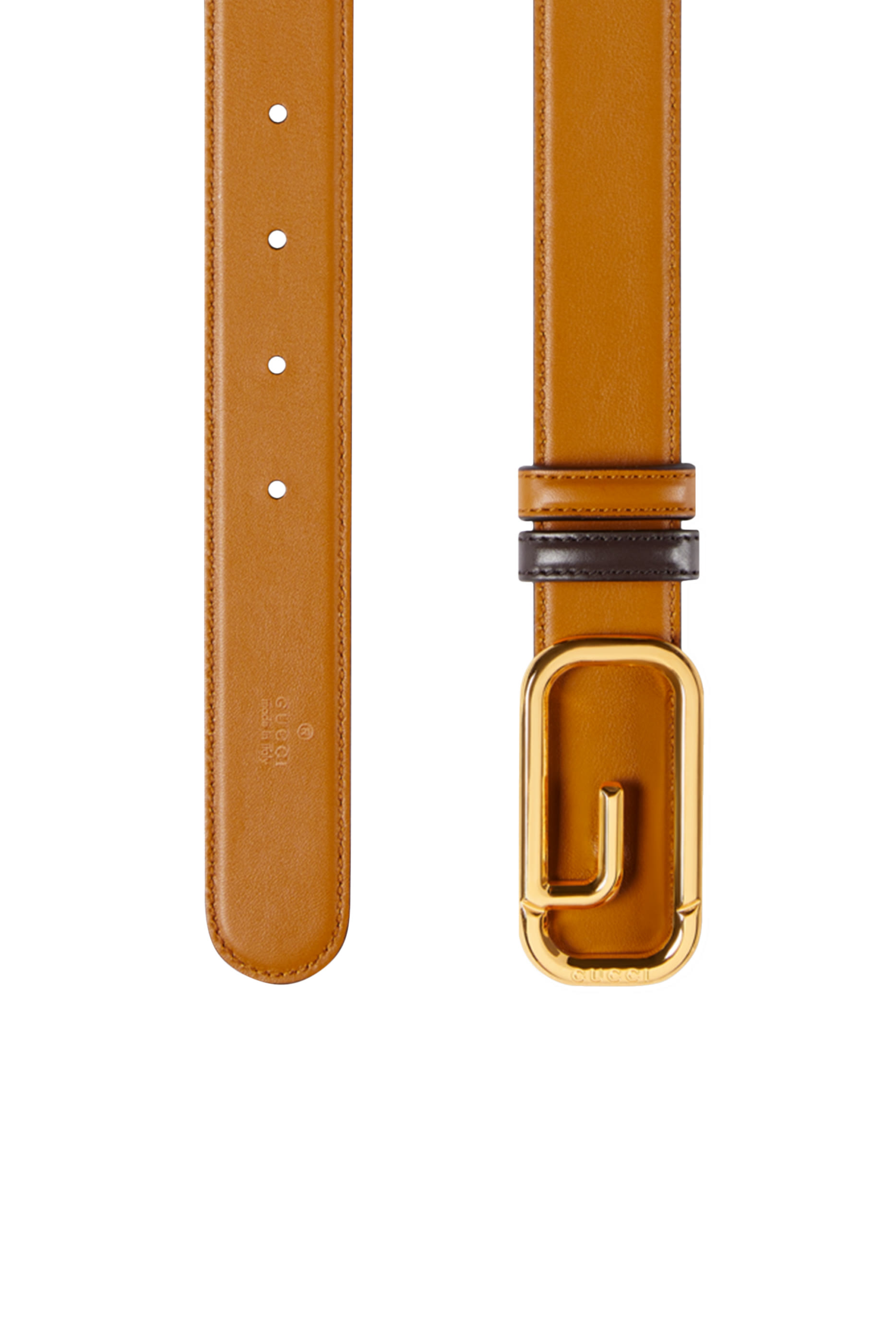 Reversible Belt with Square G Buckle 