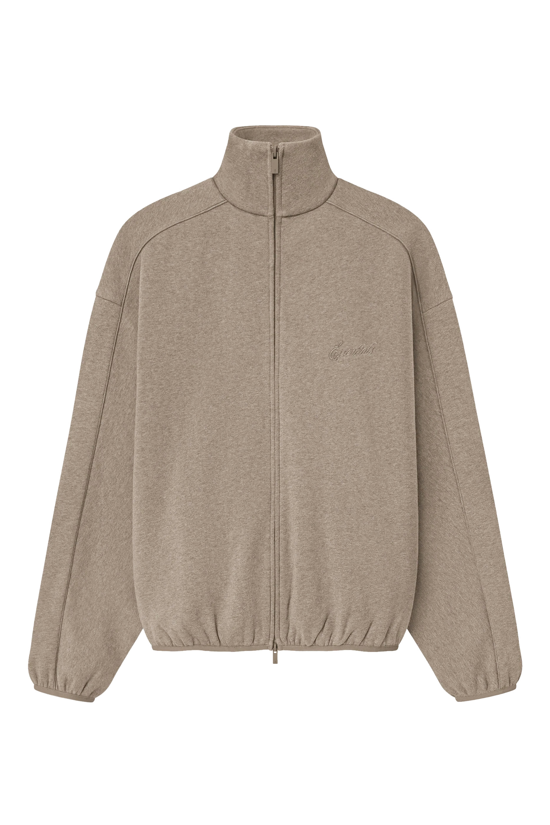 Modern Fleece Track Jacket with Piping