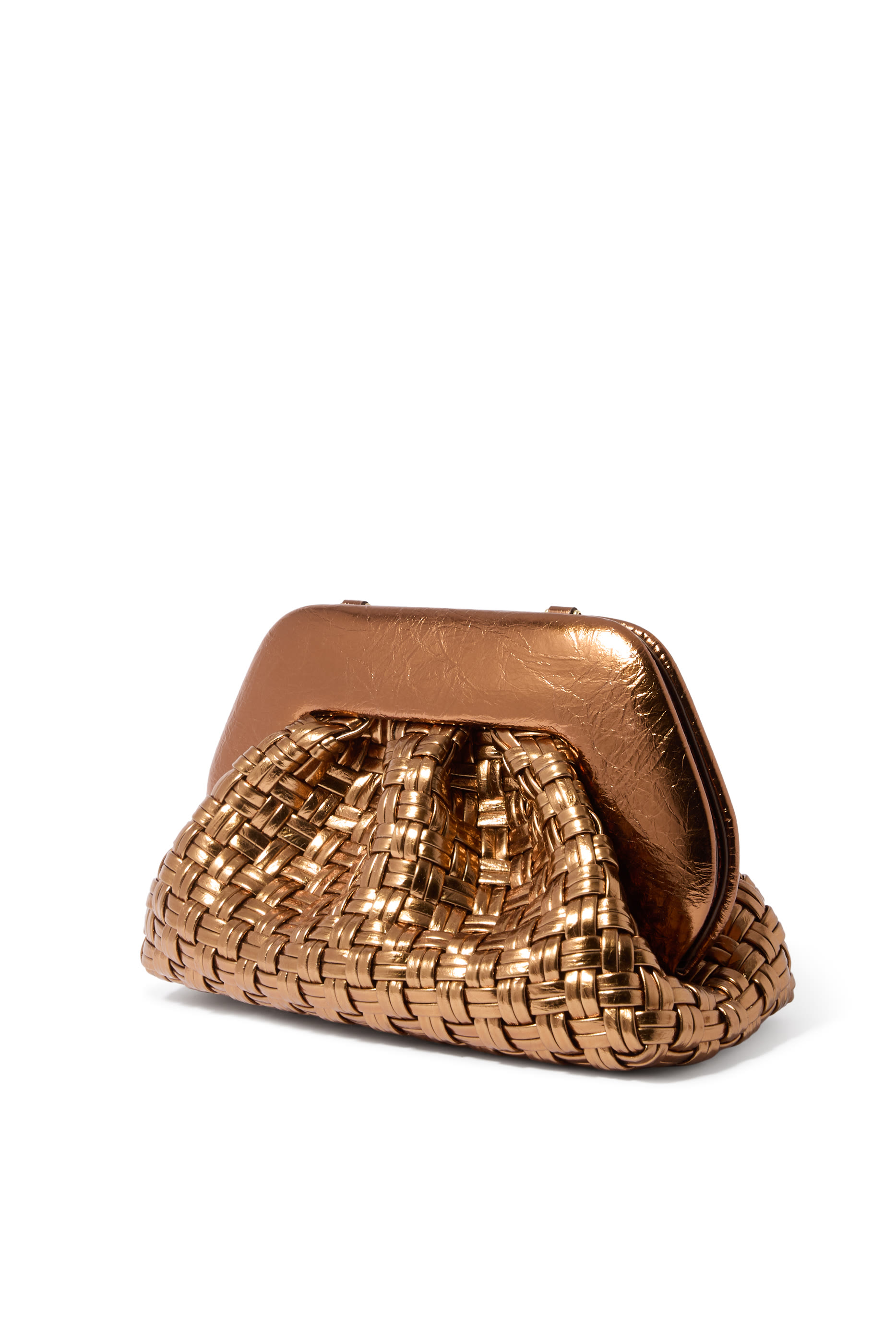 Tia Microweaved Laminated Clutch