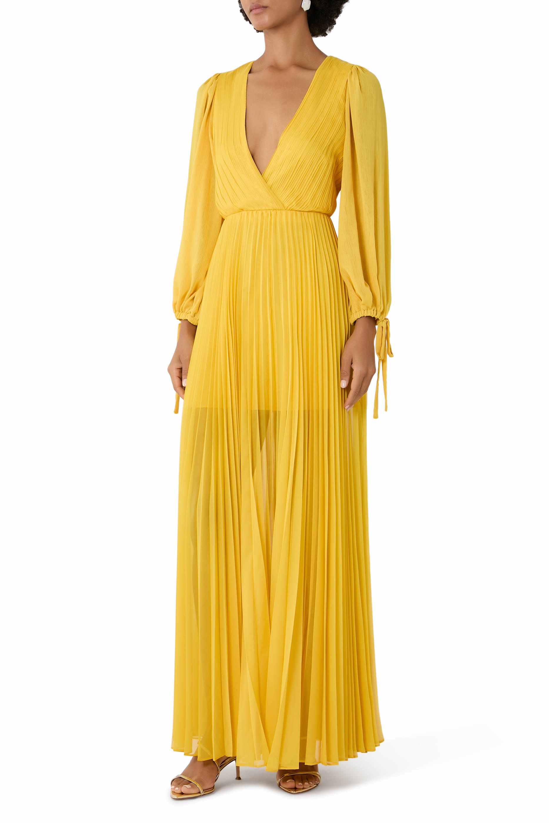  Nya Pleated Maxi Dress