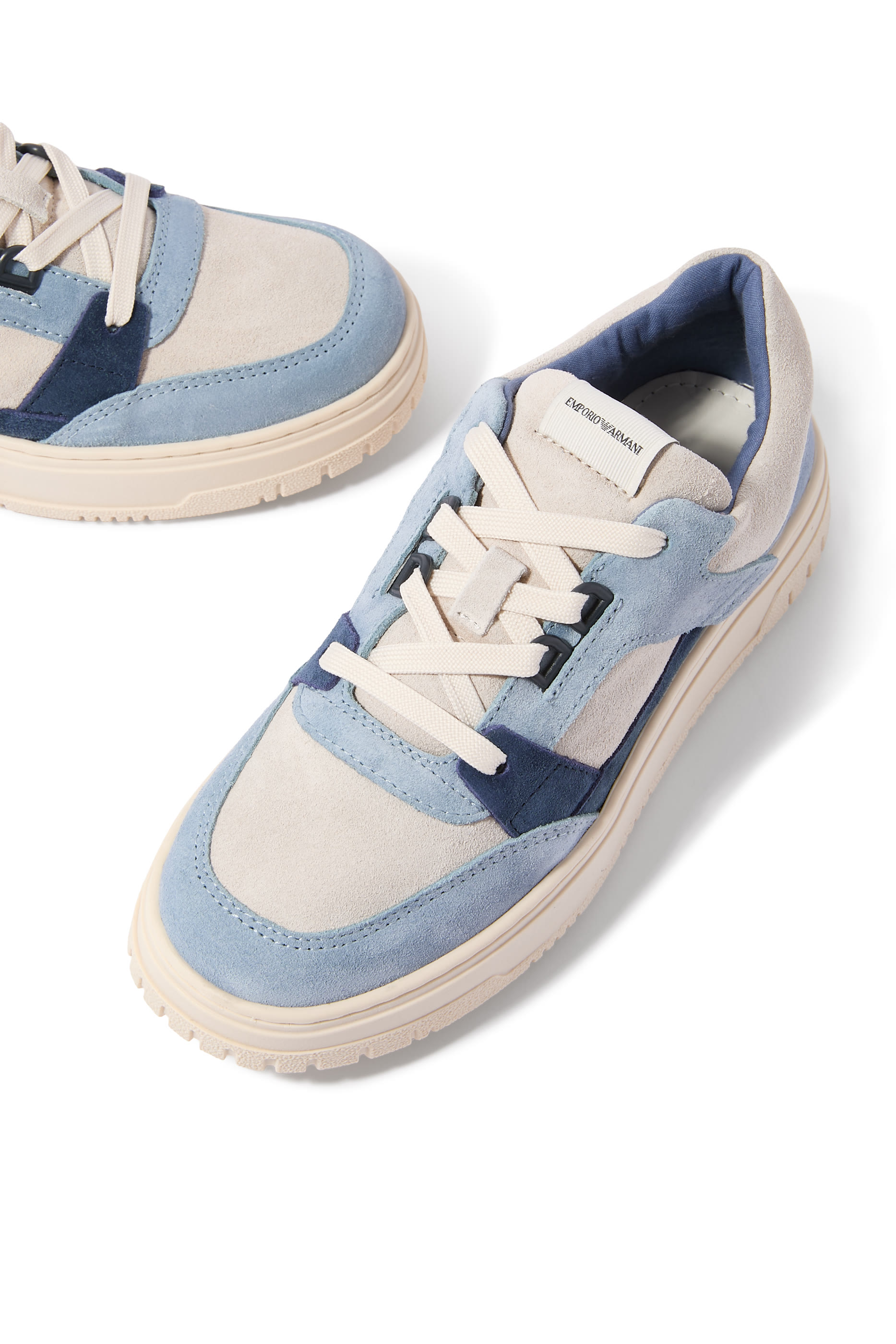 Kids Lace-up Suede Sneakers