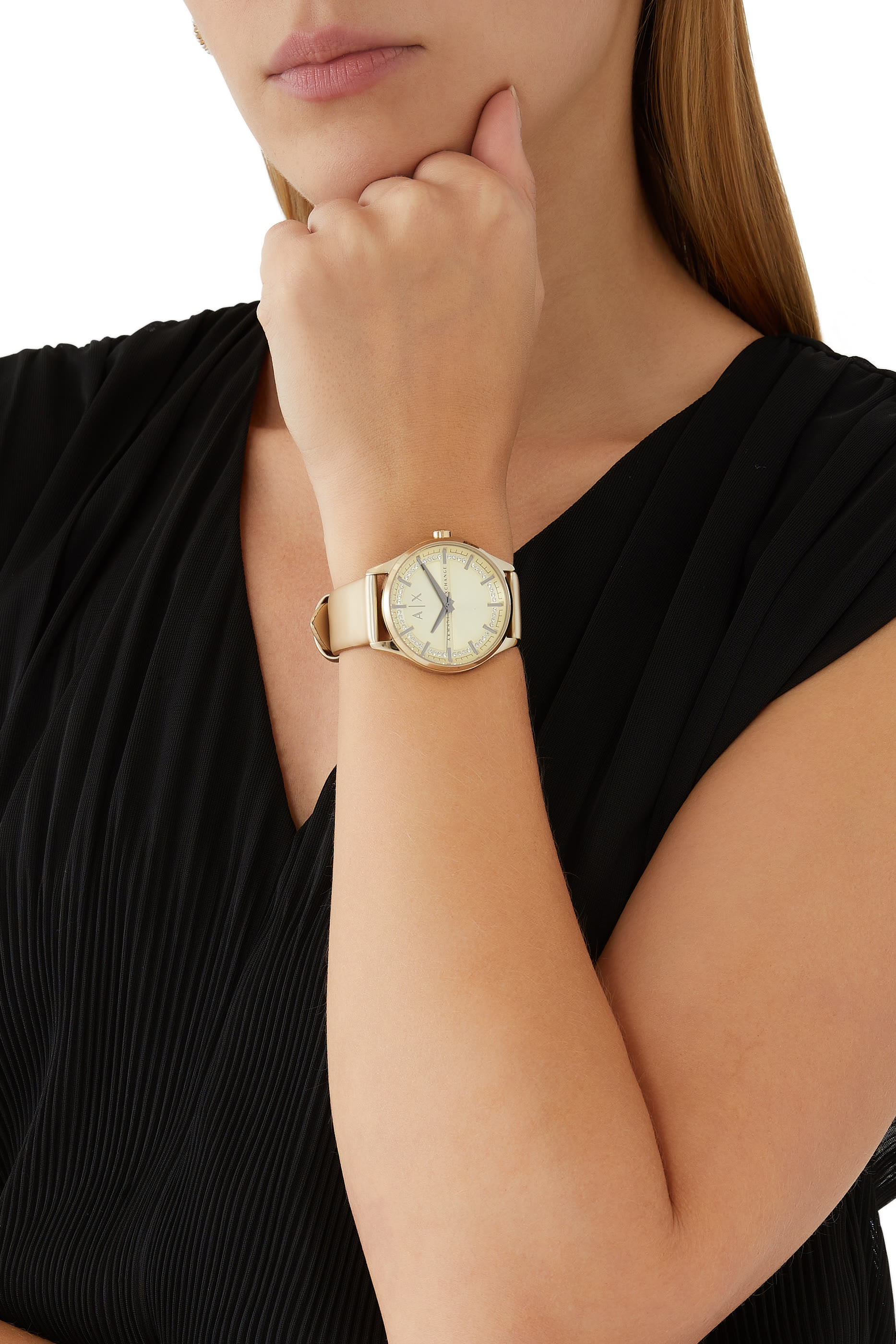 Hampton 36mm Leather Watch