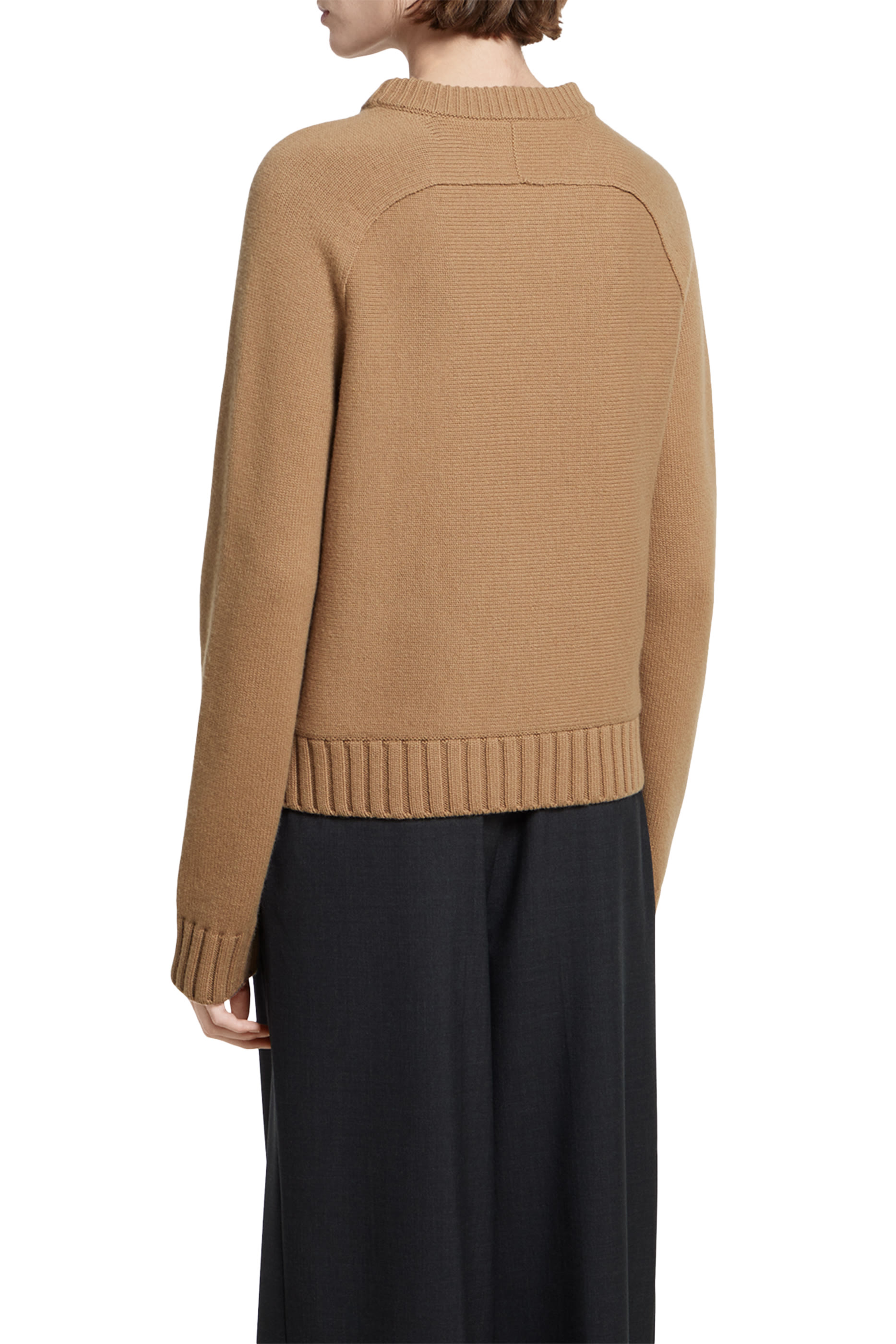 Wool Cashmere Top with Horsebit 