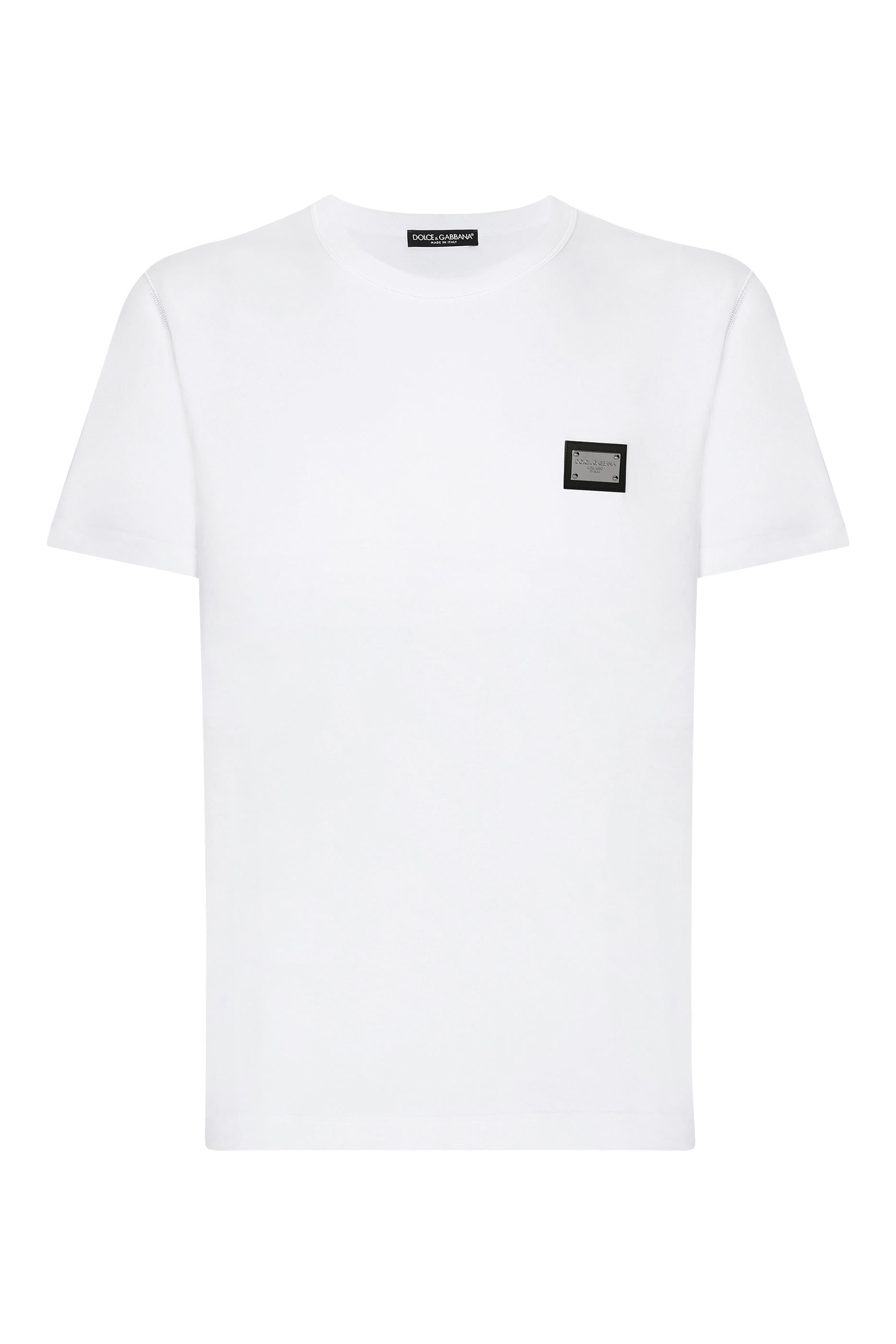 Cotton T-Shirt with Branded Tag