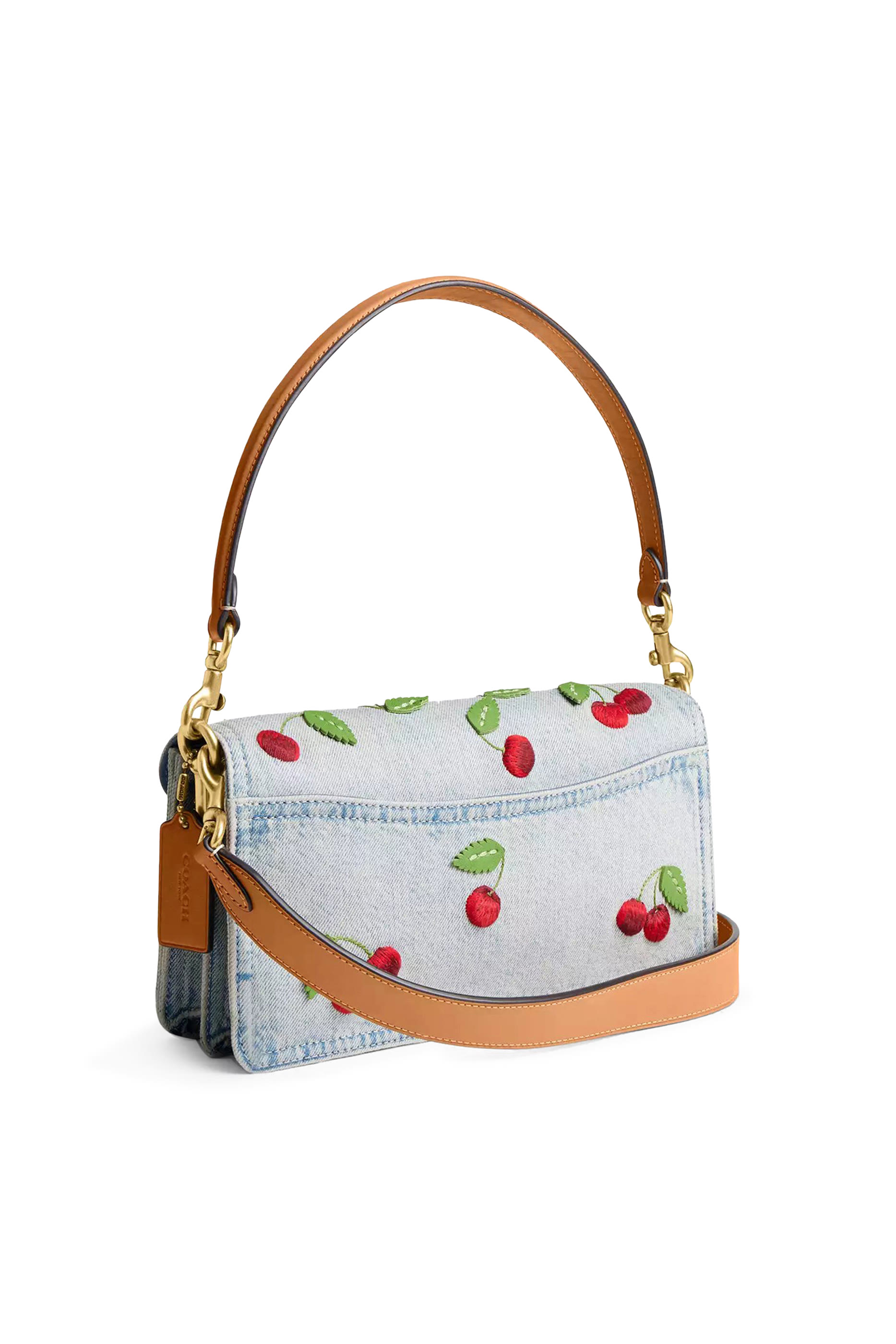 Tabby 26 Shoulder Bag With Cherry Embroidery 