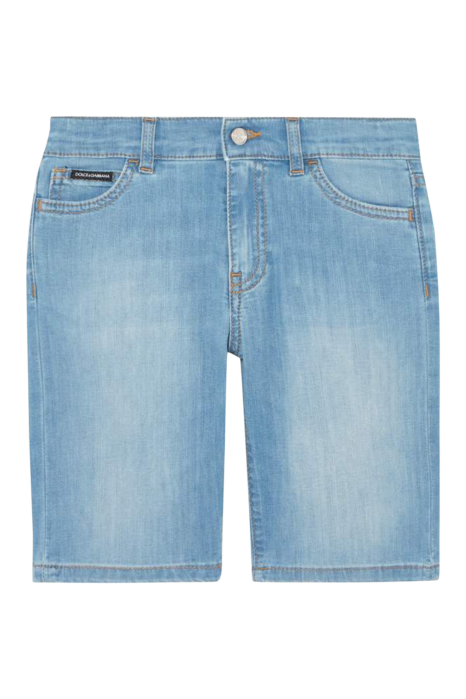 Kids Adjustable Denim Shorts