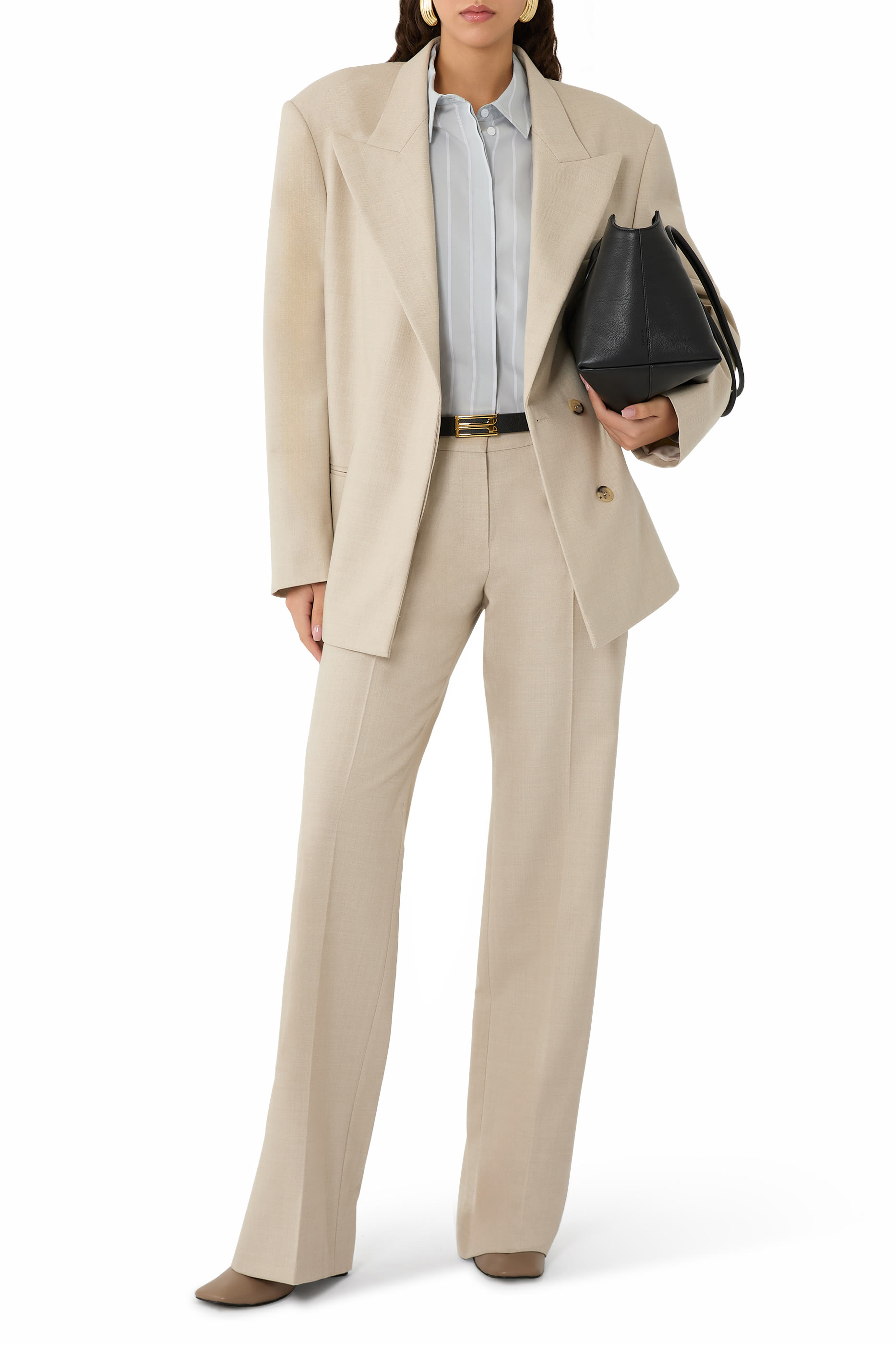 Wool Crossover Blazer