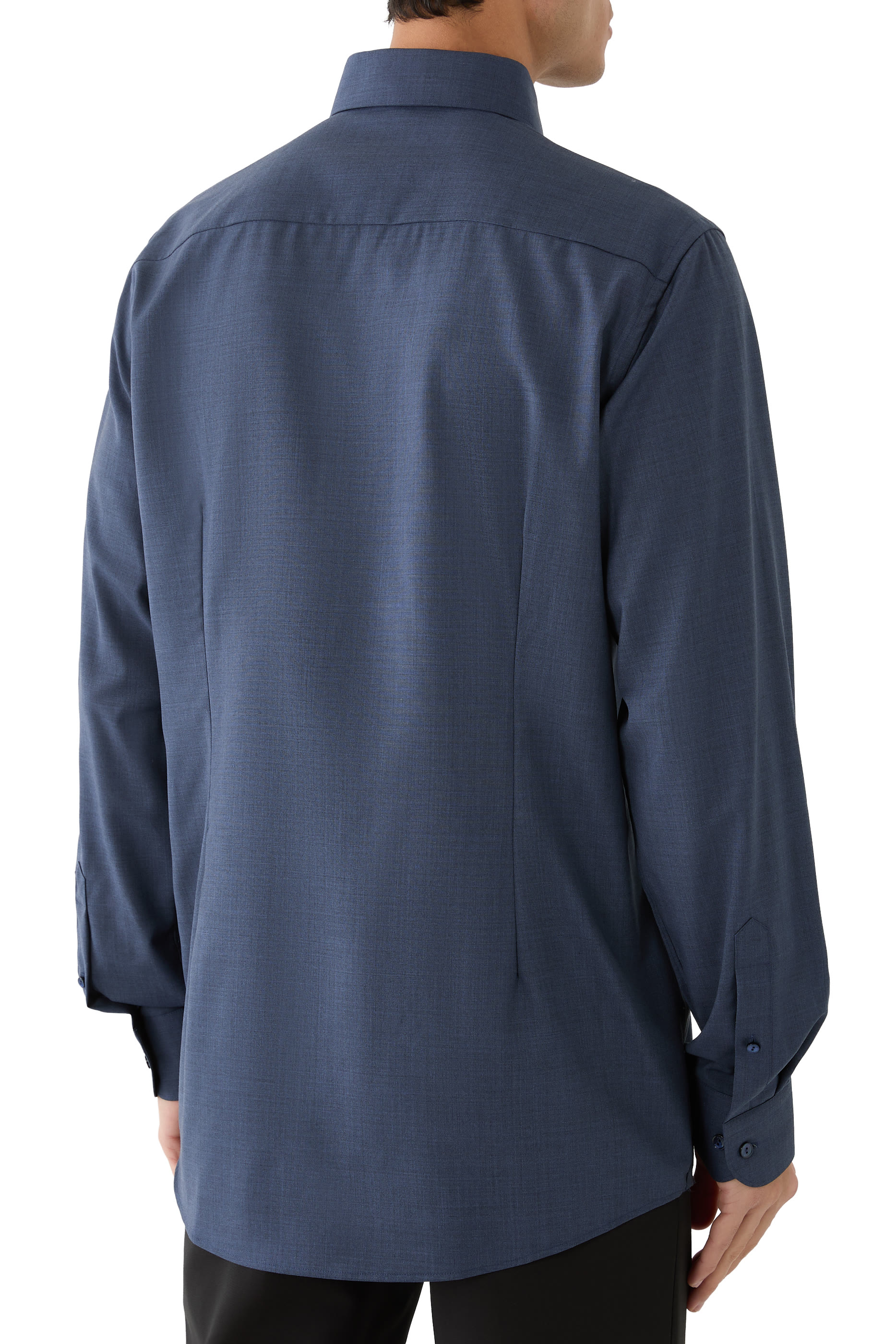 Solid Merino Wool Shirt