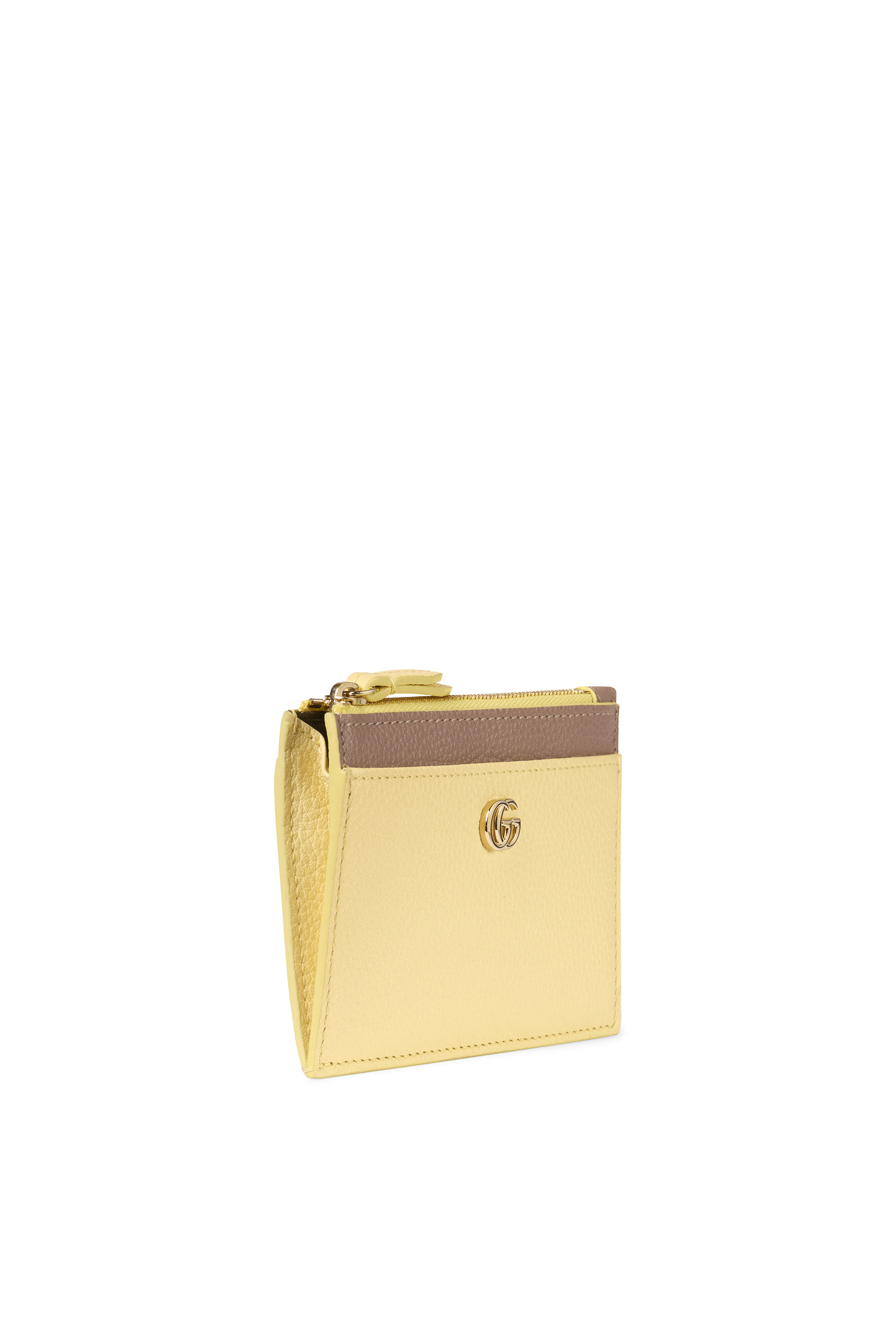 Bi-Color GG Marmont Zip Key Pouch