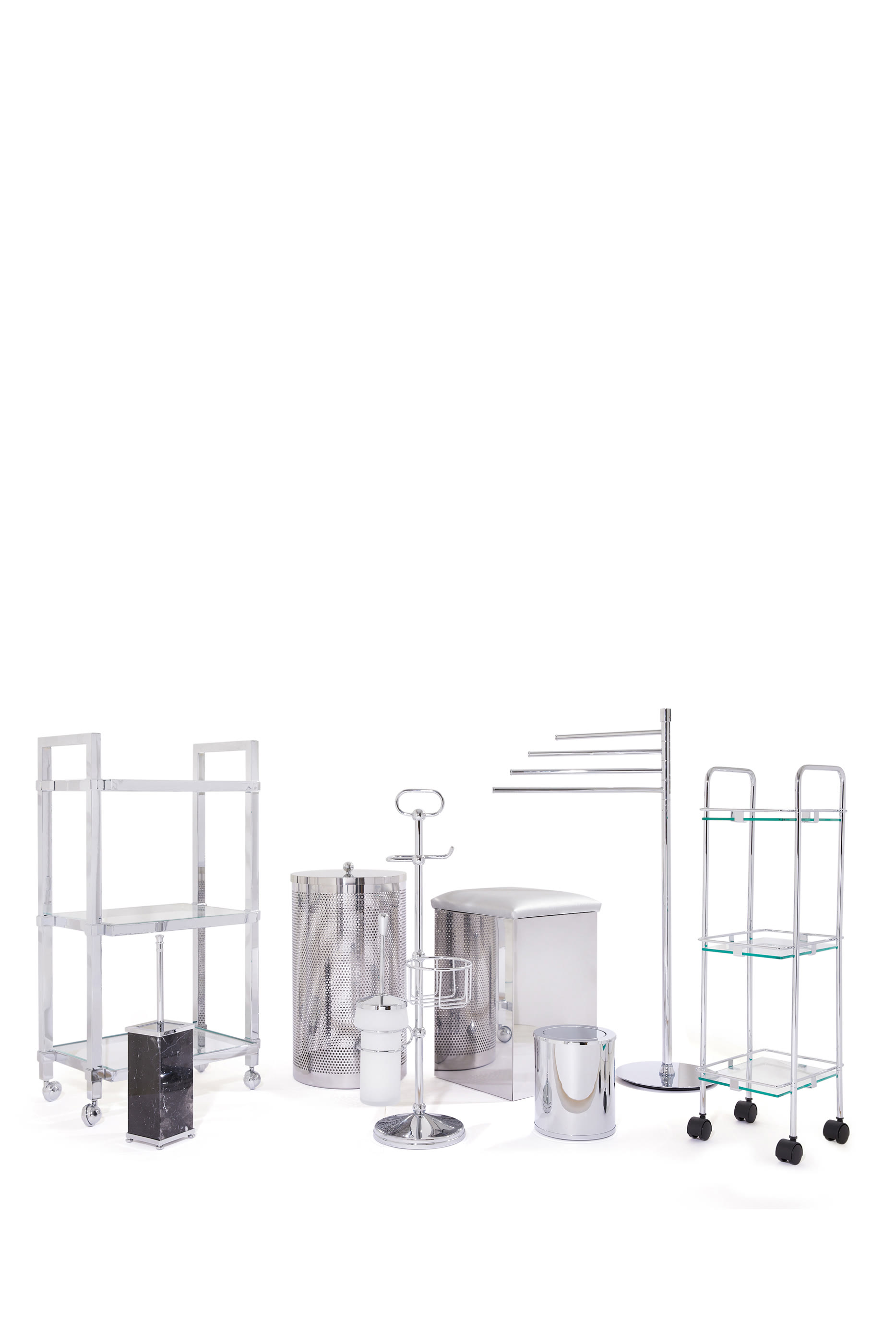 Brass Bathroom Trolley