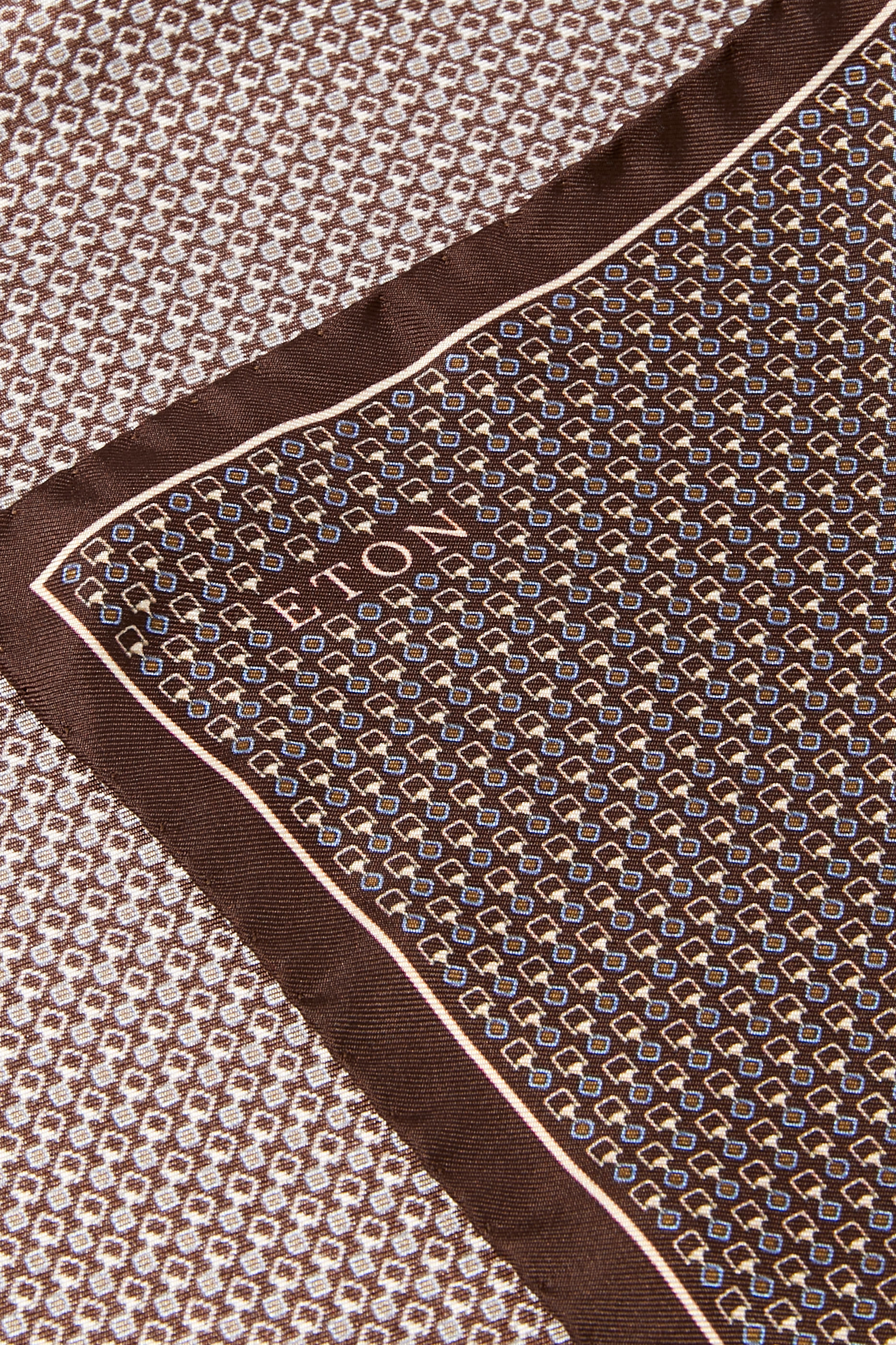 Geometric Silk Pocket Square