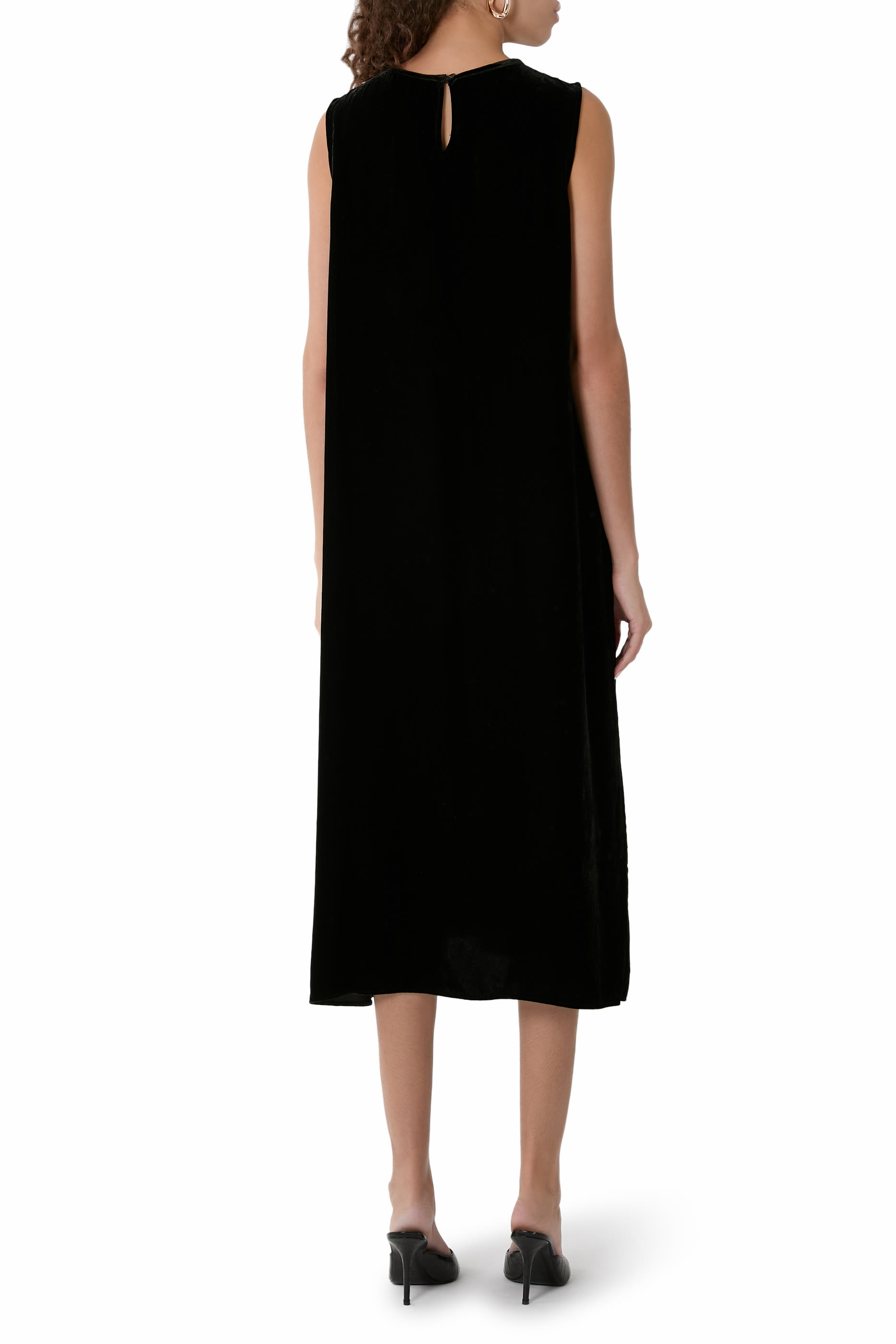  Velvet Round Neck Dress
