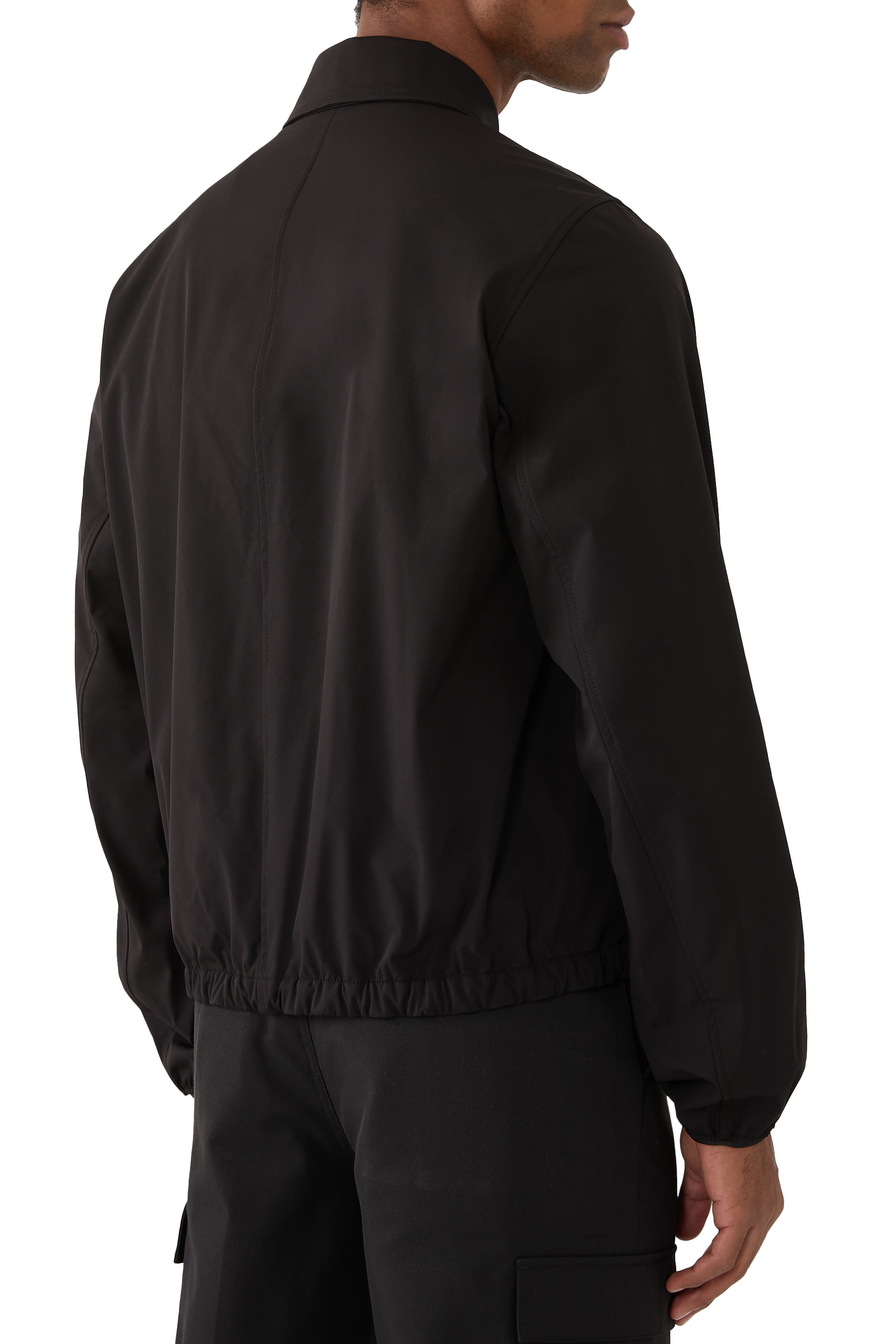 Evandro Logo-Appliqu&eacute;d Shell Jacket
