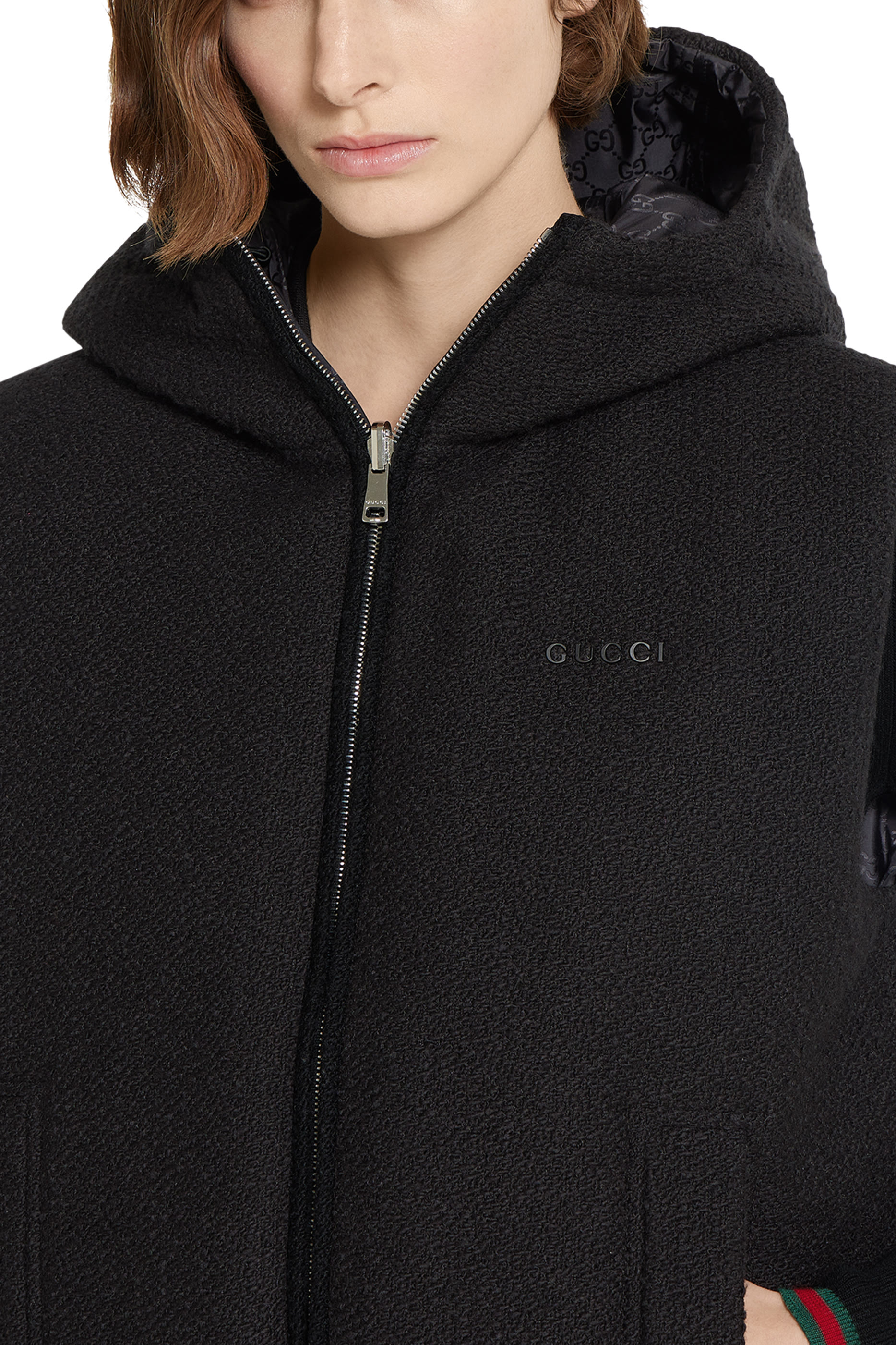  Reversible Wool Boucl&eacute; Gilet